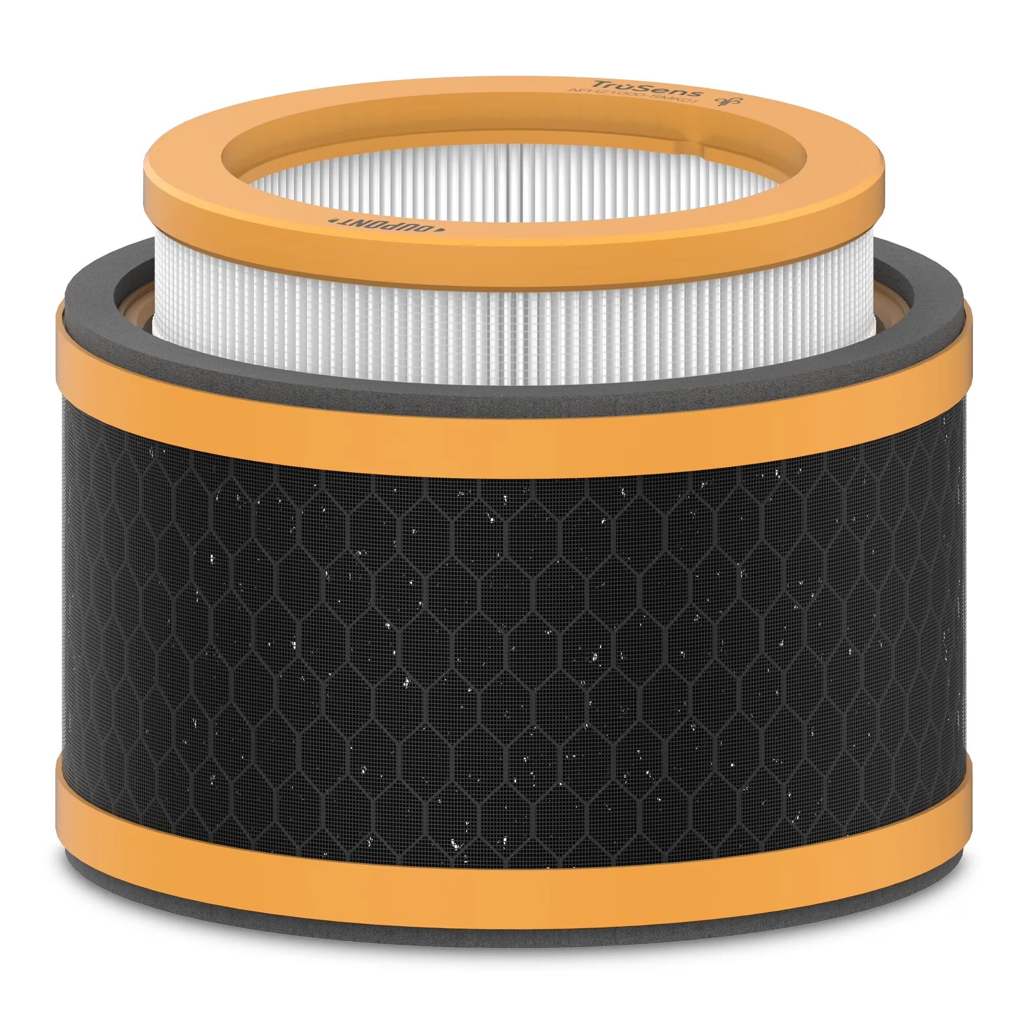 Stylish Air Purifier with Filter Change Indicator, True HEPA - Yellow for Small Model E0C72A