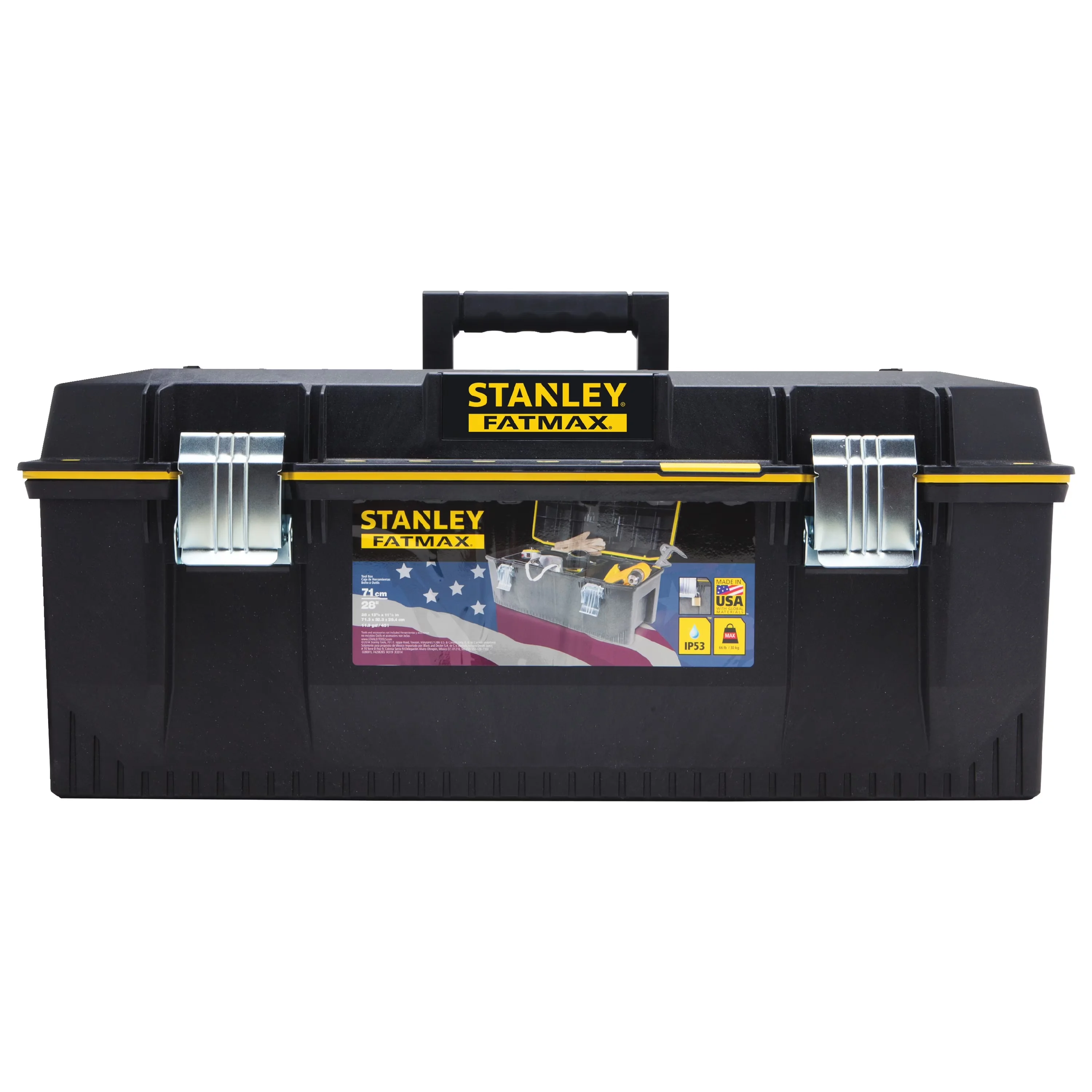Toolstorage Compact with Waterproof, Extra heavy-duty, professional toolbox - Black Foam Model B9D568
