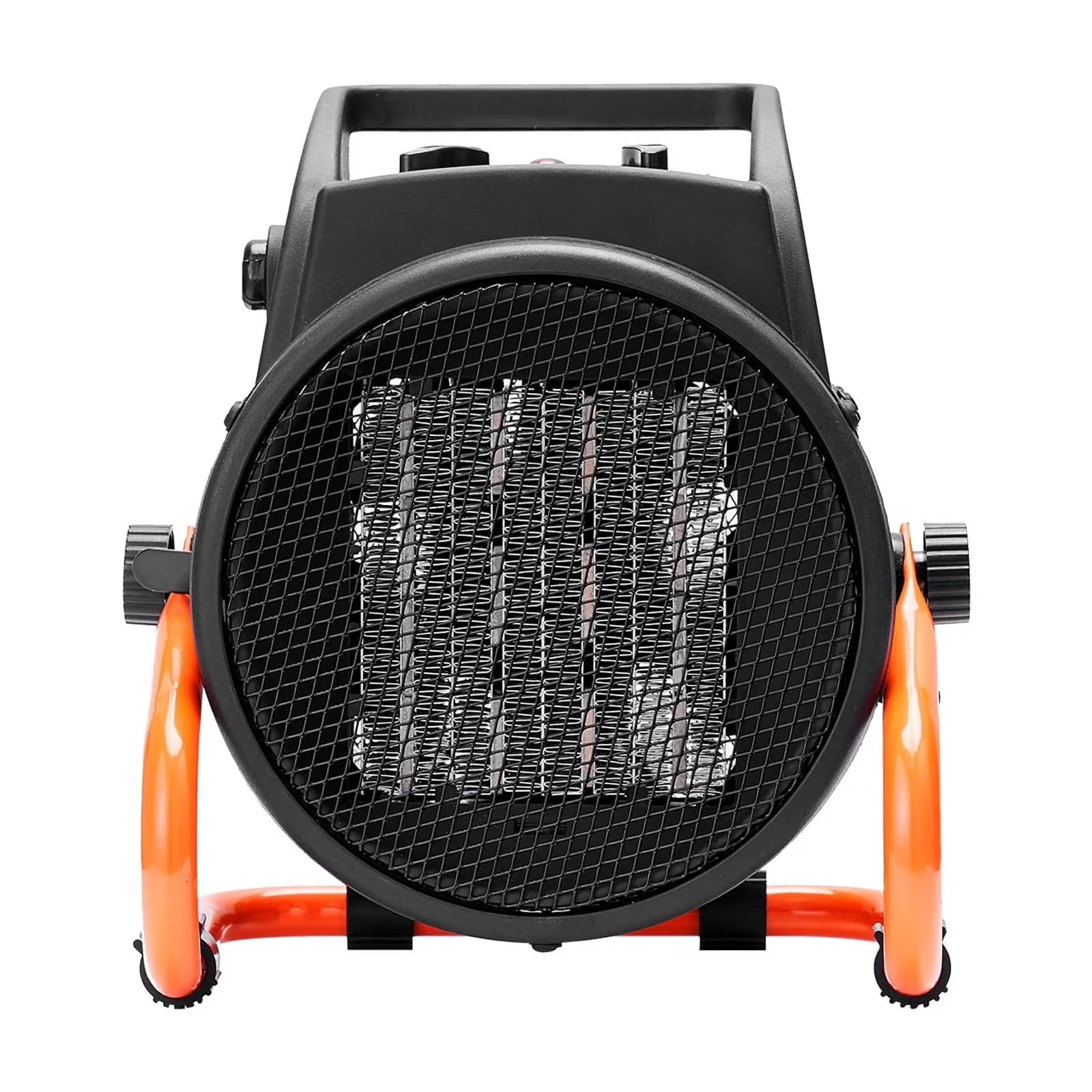 Essential Portable And Electric Space Heater with 1500W, Adjustable, Fan - Orange Model 95A788