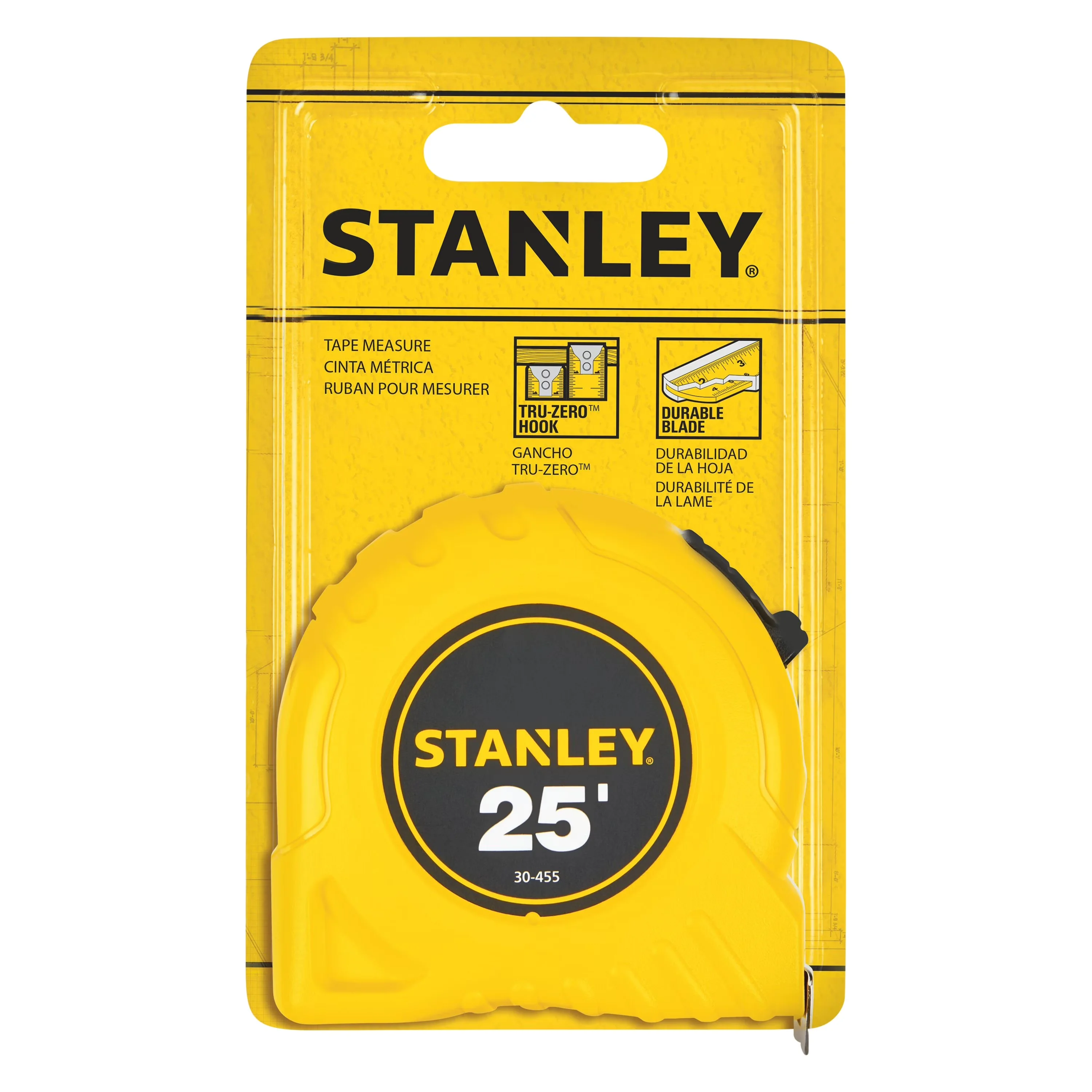 Efficient Measuring Layout with Accurate Measurement, Yellow, Plastic Case - Yellow Plastic Model 33AA90