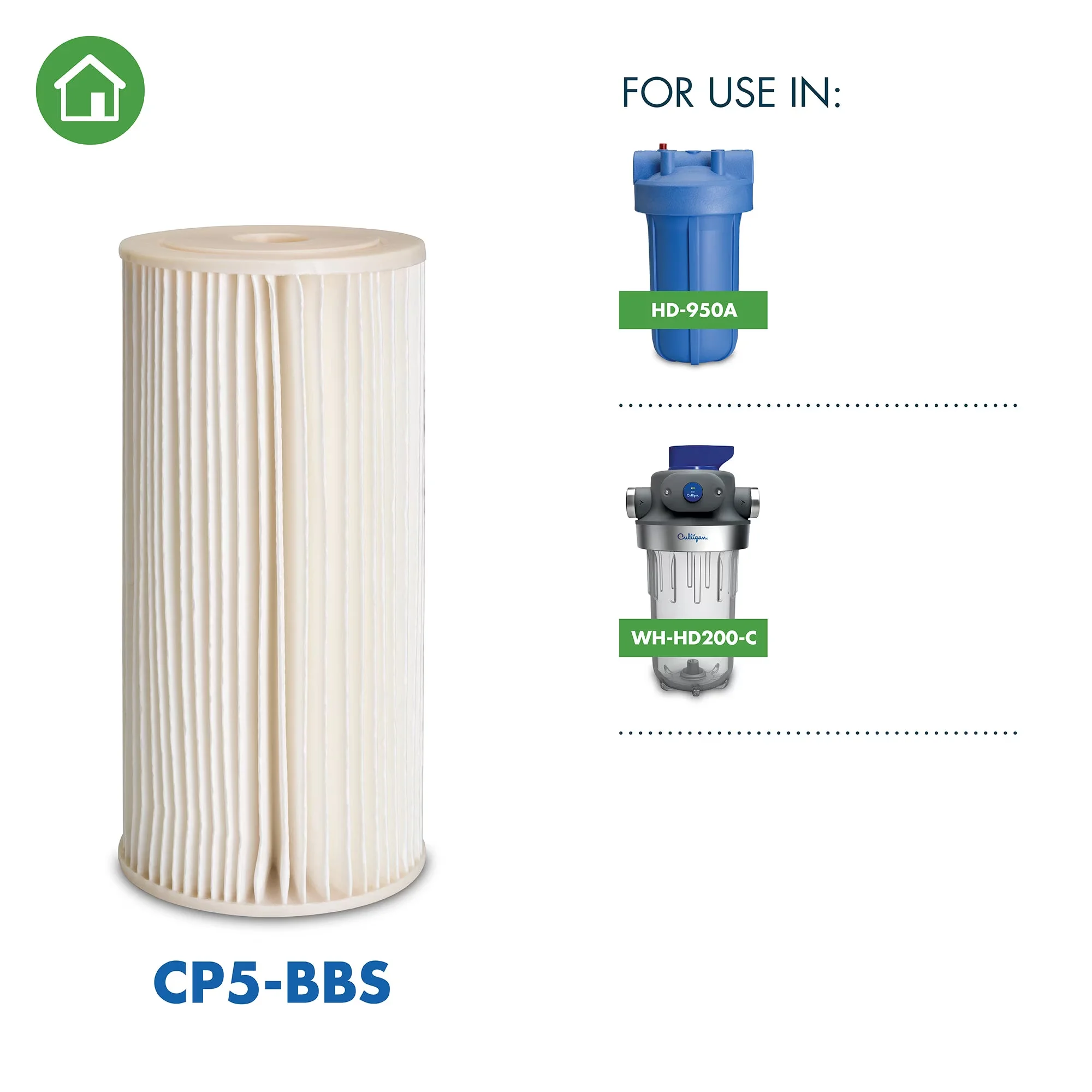 Water Filtration Versatile with Fine - CP5-BBS - Space-Saving Design Model 0D8075