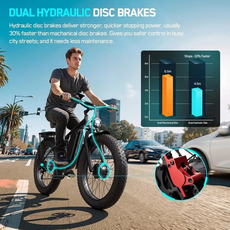 Electric Bike Compact with Battery, 6000W, 6000W Dual Motor - Gray - Long-Lasting Performance Model 522A02
