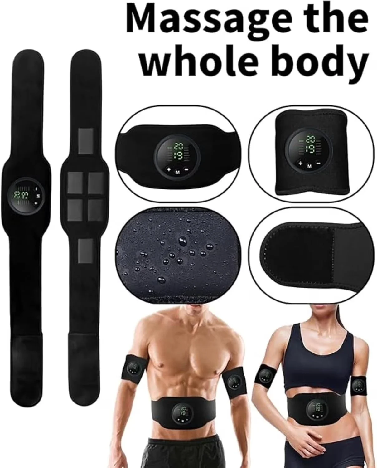 Durable Home Gym with Battery, Rechargeable, Rechargeable Abs Toner Trainer - Model F64A0E