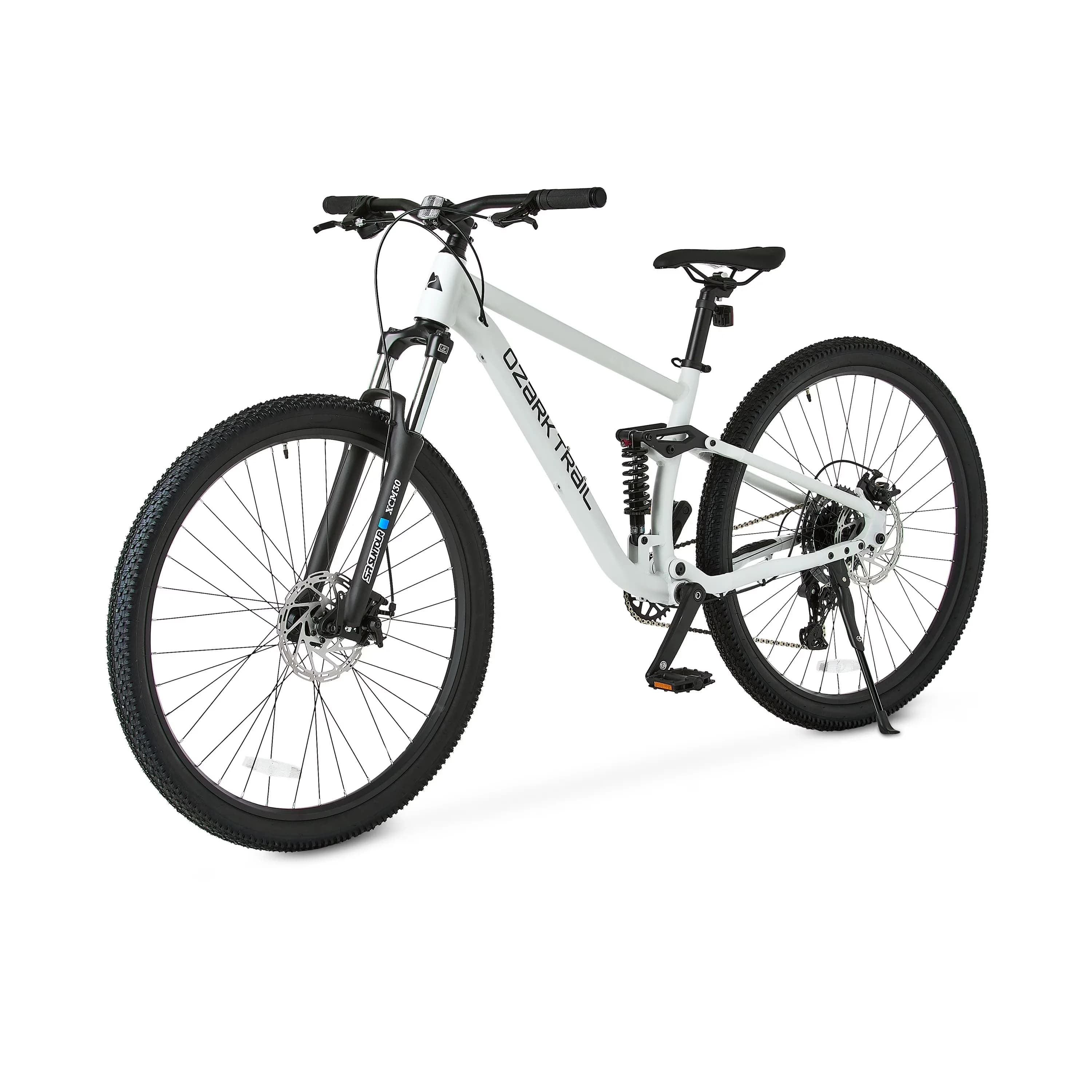 Sleek Mountain Bike with Lightweight, Off-White, Medium Frame - White Slalom Model 5CA141