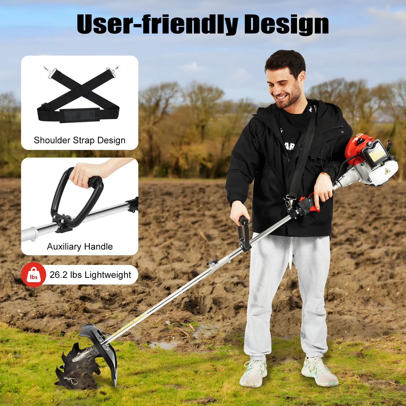 Efficient Trillers Cultivator - 7CC - Traditional Style Model 8A01AC