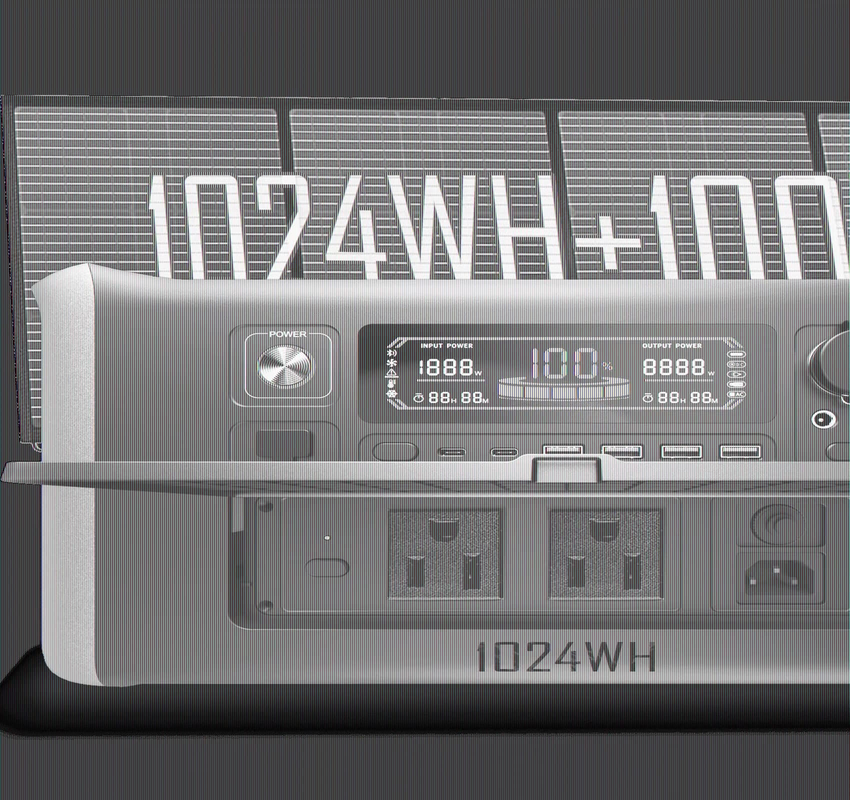 Versatile Generator with 1000W, Digital Display - Black - Reliable Performance Model 20D518