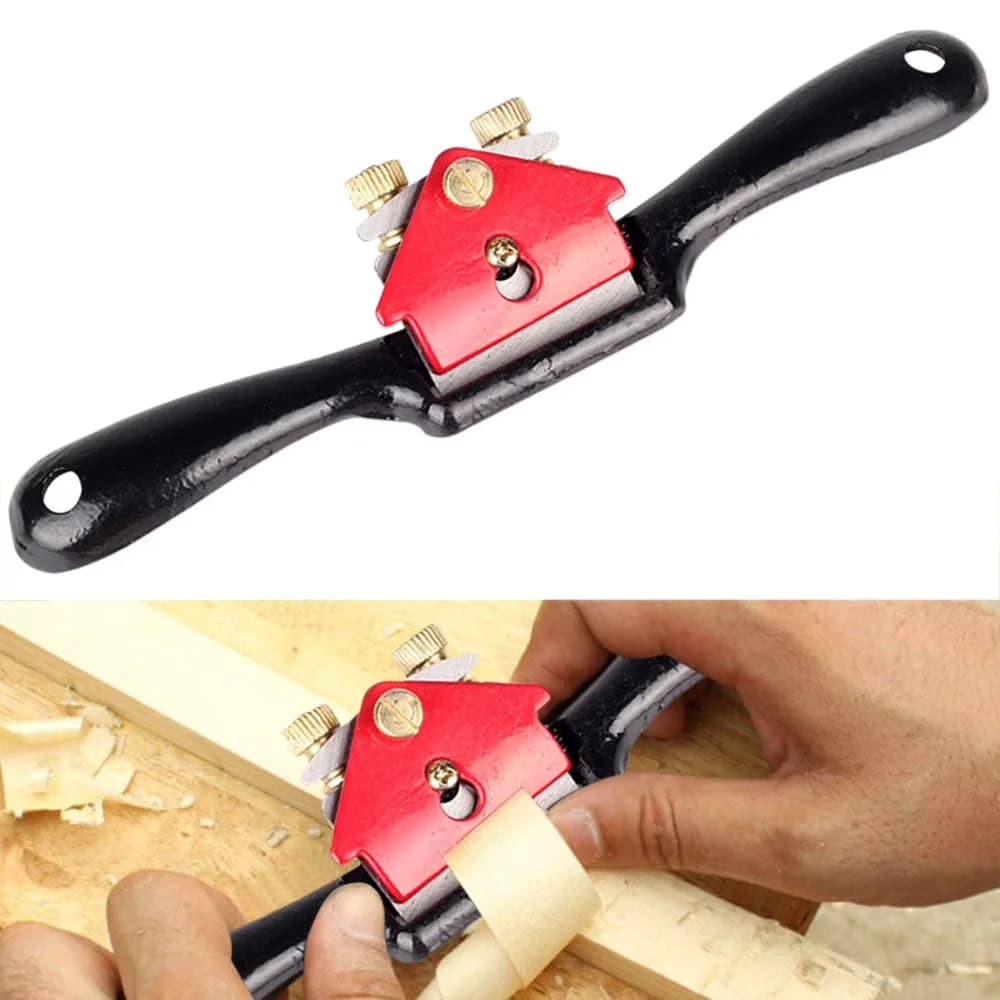Professional Woodworking with Adjustable, │Hand Planes│Metal│, 1X Planing Tool - Black One Size Model C80B23