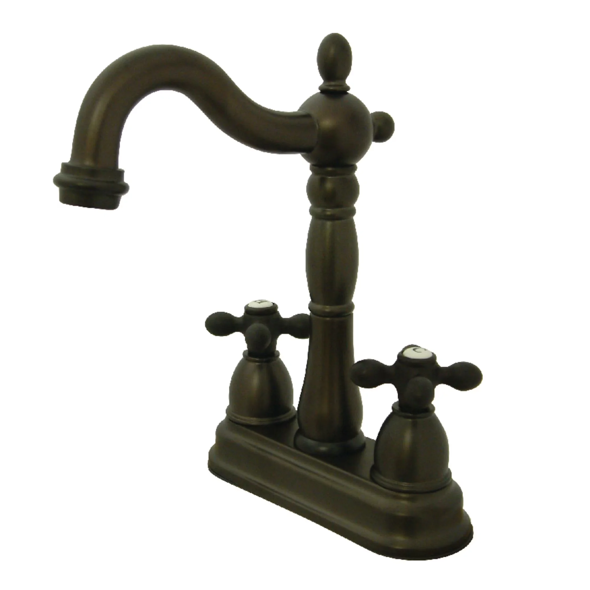 Kitchen Renovation Compact with Pop-Up Drain, 4-3/4" spout reach, Standard 1/2" IPS connection - Brass Bronze Model 7699DF