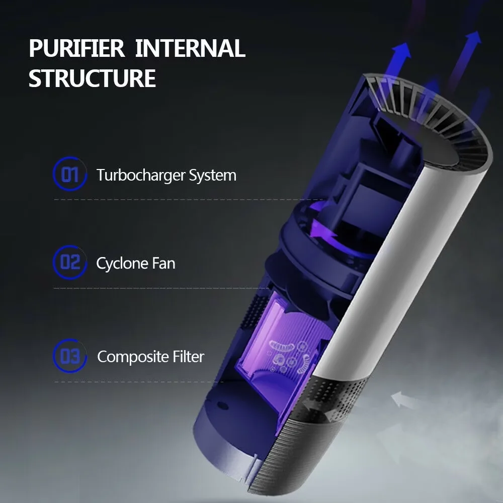 Quality Air Purifier with Filter Change Indicator, Reduces, Portable MS6 - Model 8DD052