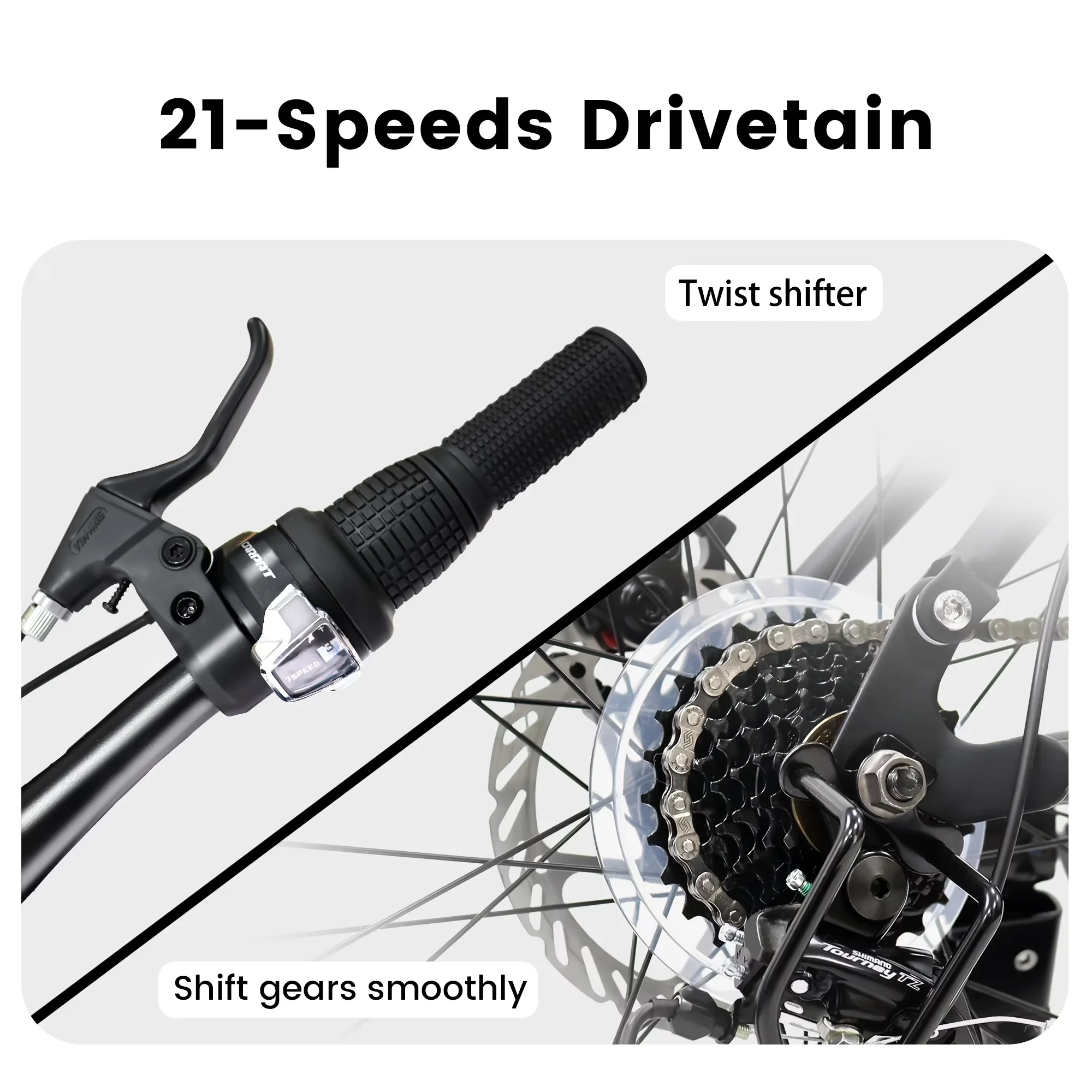 Premium Kids Bike with Number of Speeds:, Frame Material Type: Carbon Steel - Gray Model E25E0E