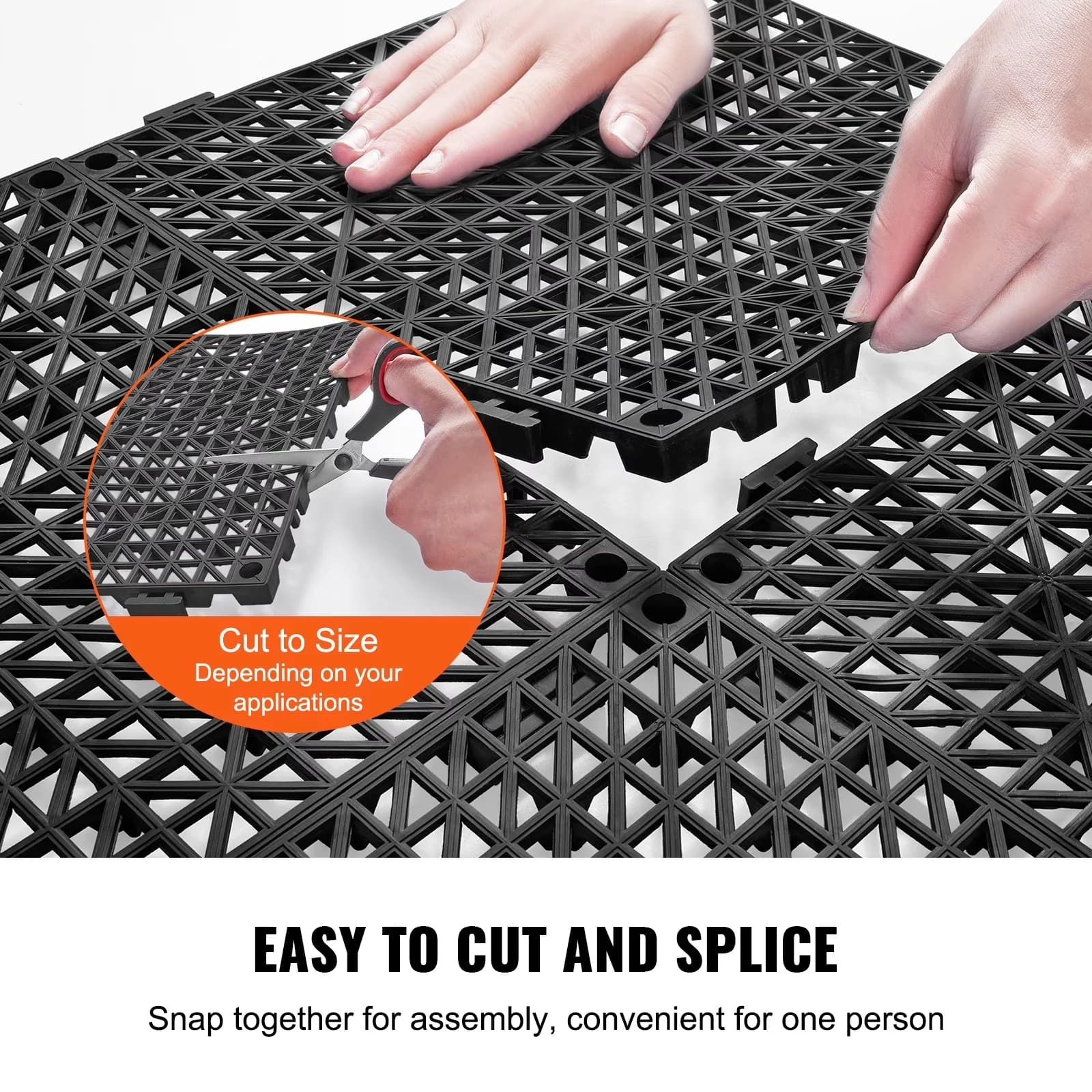 Grey Vinyl Flooring Vinyl Plank Flooring Reliable with Waterproof, Non-Slip 50 Piece - Pvc Black Model 0CAC46