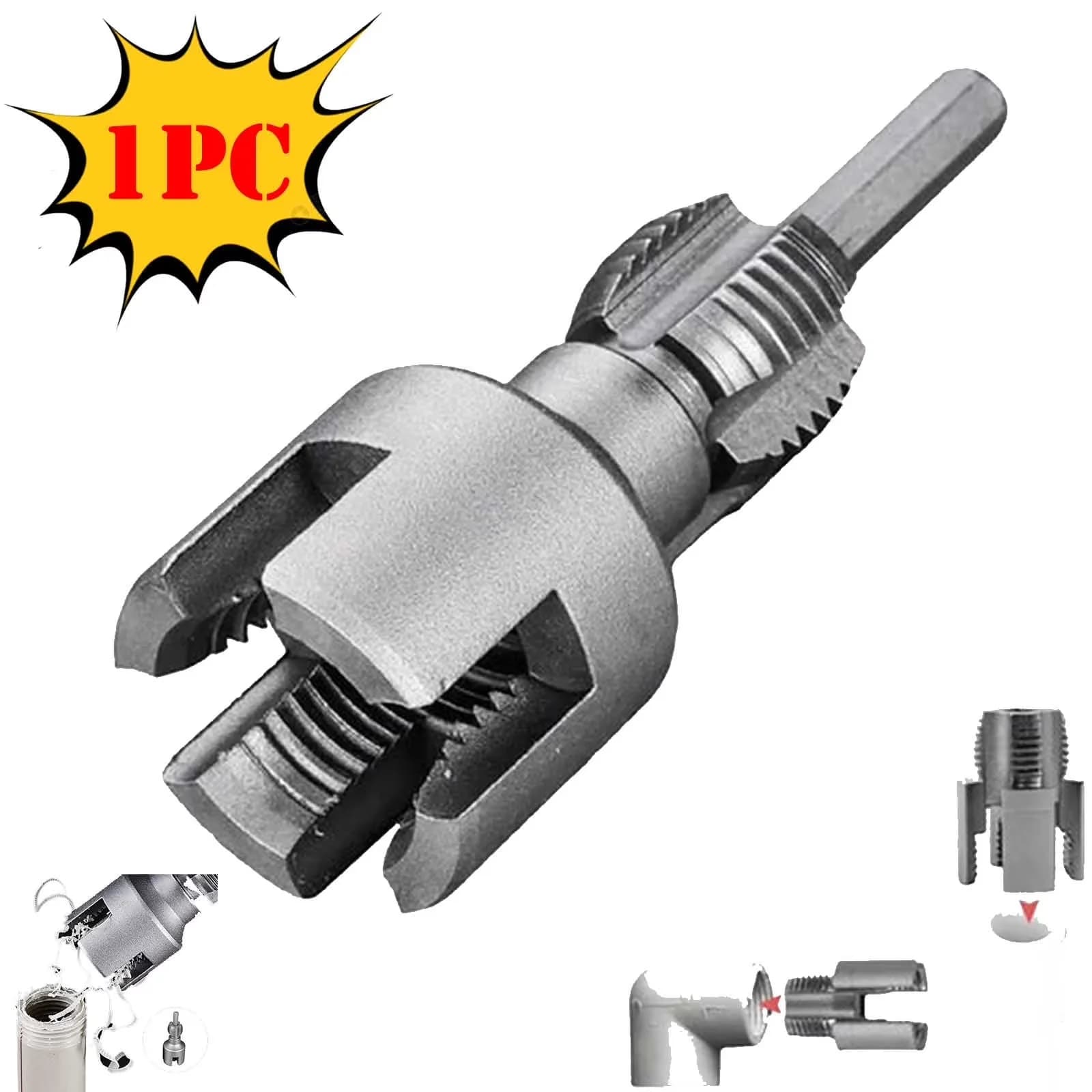 Innovative Hand Tool Set with Heavy-Duty, pipe threading tool - Alloy Steel 1/2" Model 9544B8