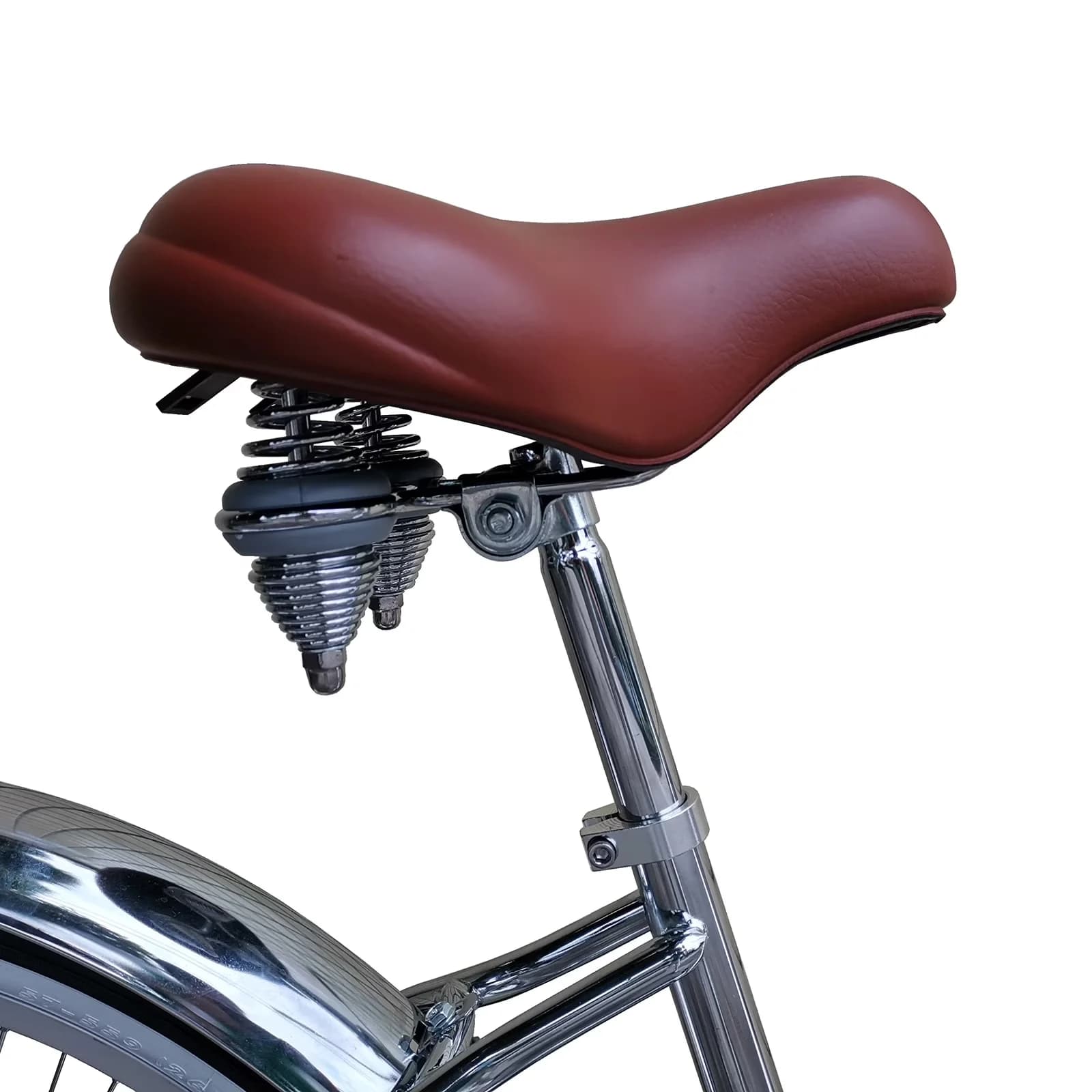 Reliable Cruiser Bike with Lightweight, Adjustable Seat Height, Freewheel: Sprocket 18T - Chrome Model 068381