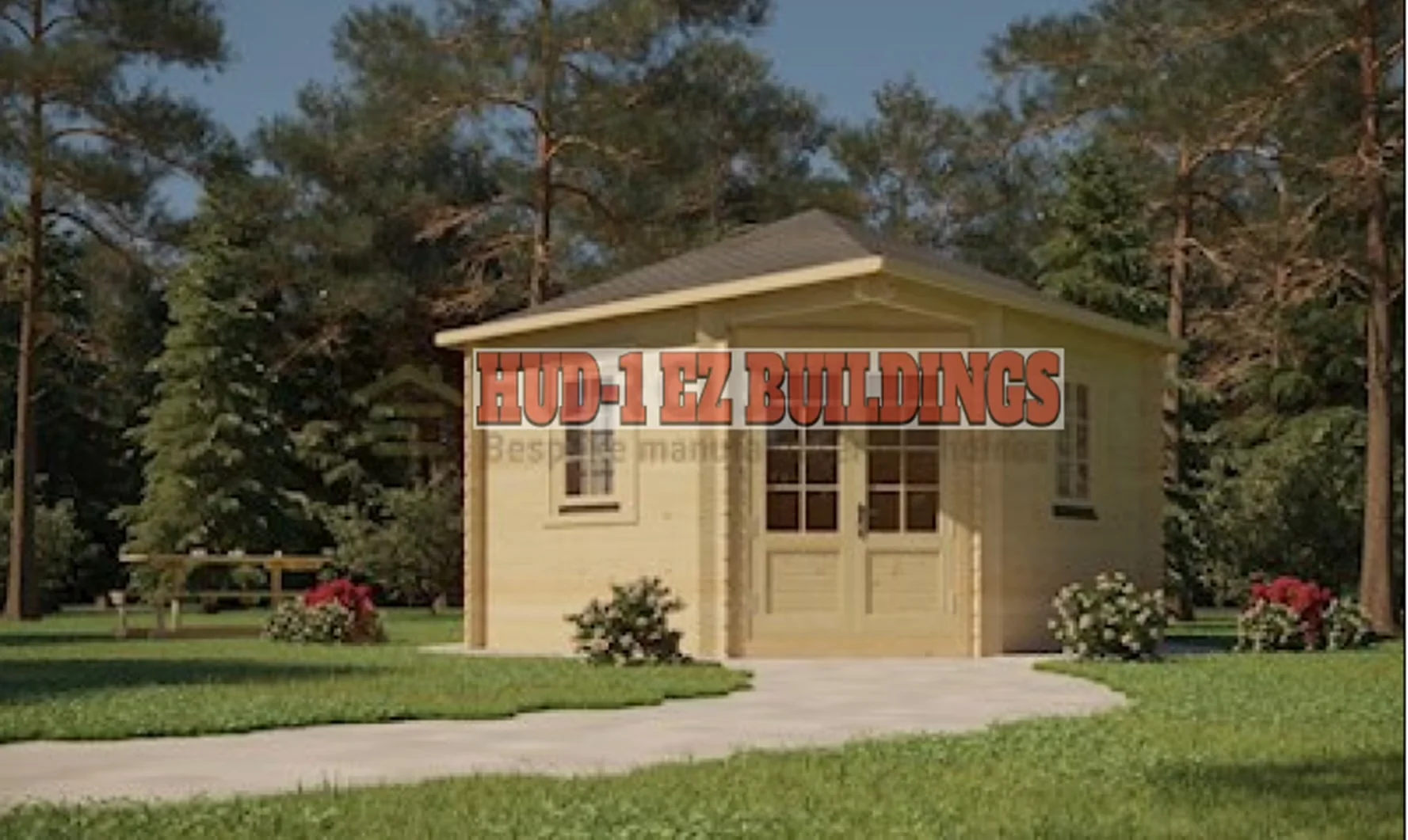 Stylish Shed with Lockable, Victor B - Wood 96 sq. ft. - Standard Series Model B4320B