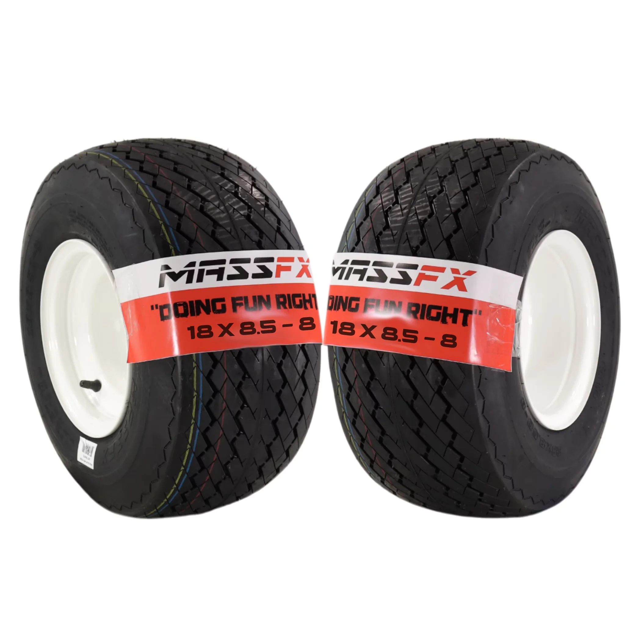 Reliable Golf Cart Tire with Durable Construction, 18x8.50-8 front or rear Turf - Model D2FC4D