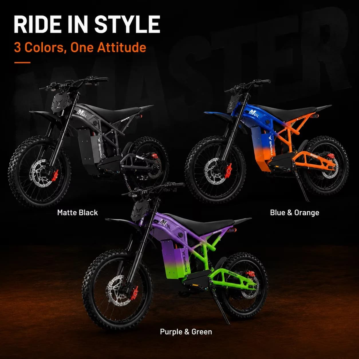 Quality Electric Bike with Battery, 2000W, BG-Master - Gray - Contemporary Style Model C97C8E