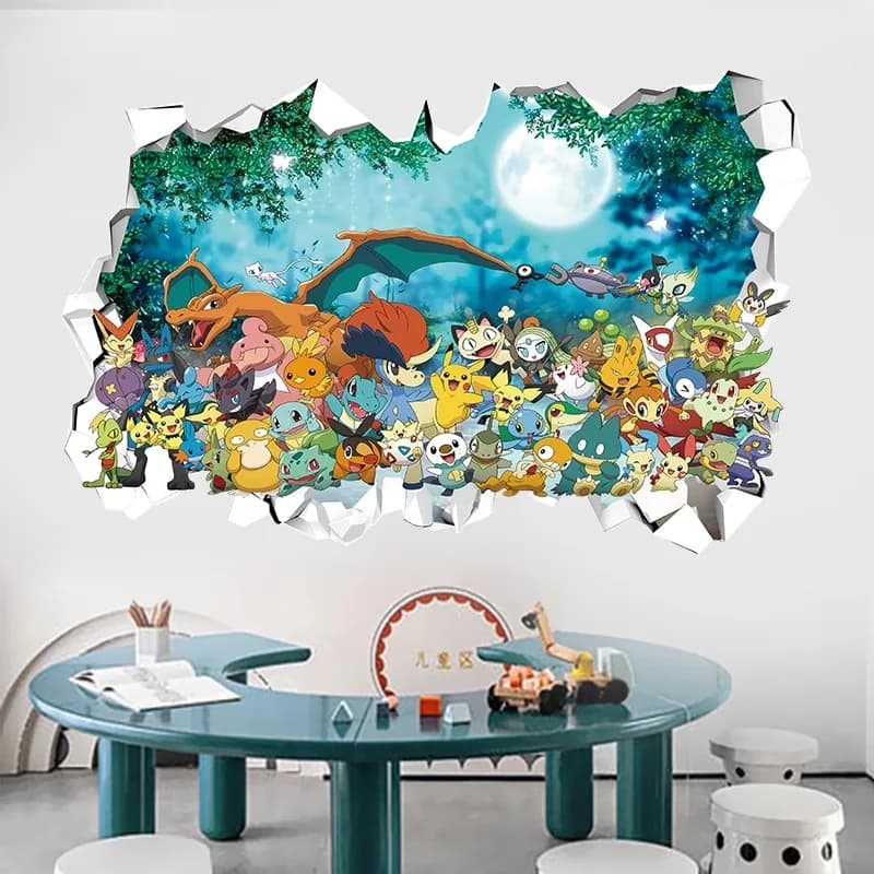 Durable Wallpaper Wall Decals Wall Covering - Multicolor Pvc 40CM - Industrial Grade Model 0D0FB3