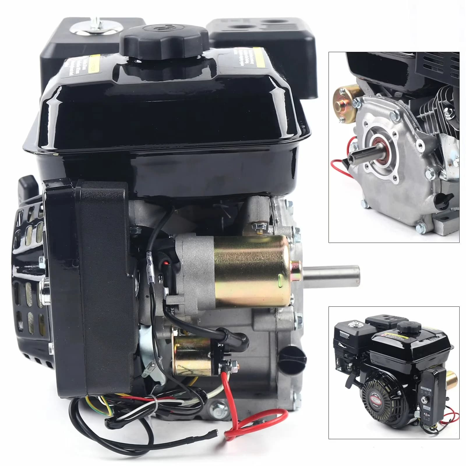 Classic Generator with Low Oil Shutdown, 7.5HP 4 Stroke Gasoline Engine, Engine Cooling Type: Air Cooling - Model 448DCB
