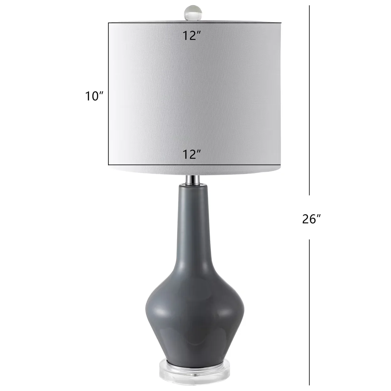 Essential Lamp with LED, Farmhouse, Tanner Traditional 31 in. H - Brown Resin Model CF9736
