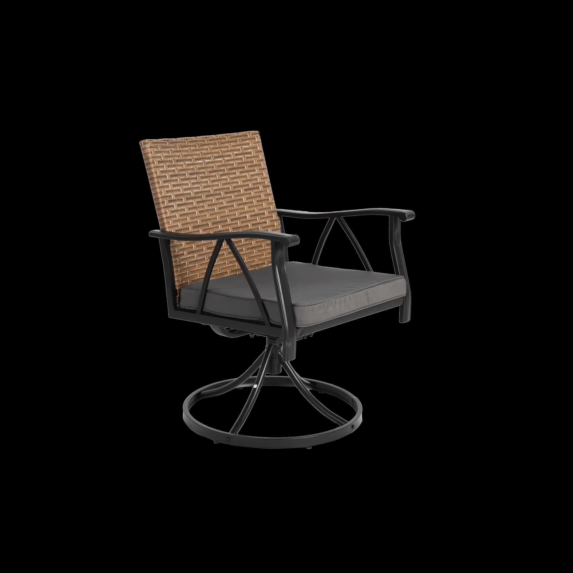 Modern Patio Dining Set with Weatherproof, Furniture, 7 Pieces Outdoor - Brown Steel Model 6FBC8A