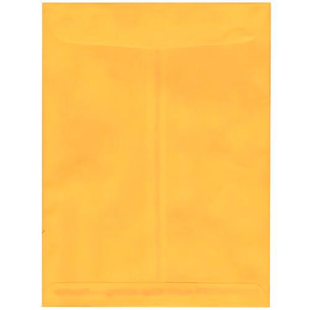 Quality Moving with Color: Sunflower, 9 x 12 Open End Envelopes - Yellow Model 4B3B8C