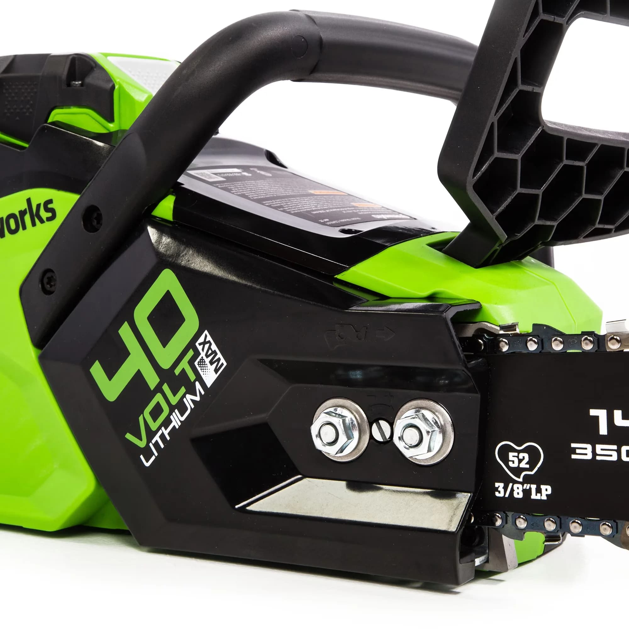 Quality Chainsaw with Battery, 40V, 40V 14-inch Brushless - Green - Standard Series Model E4196C