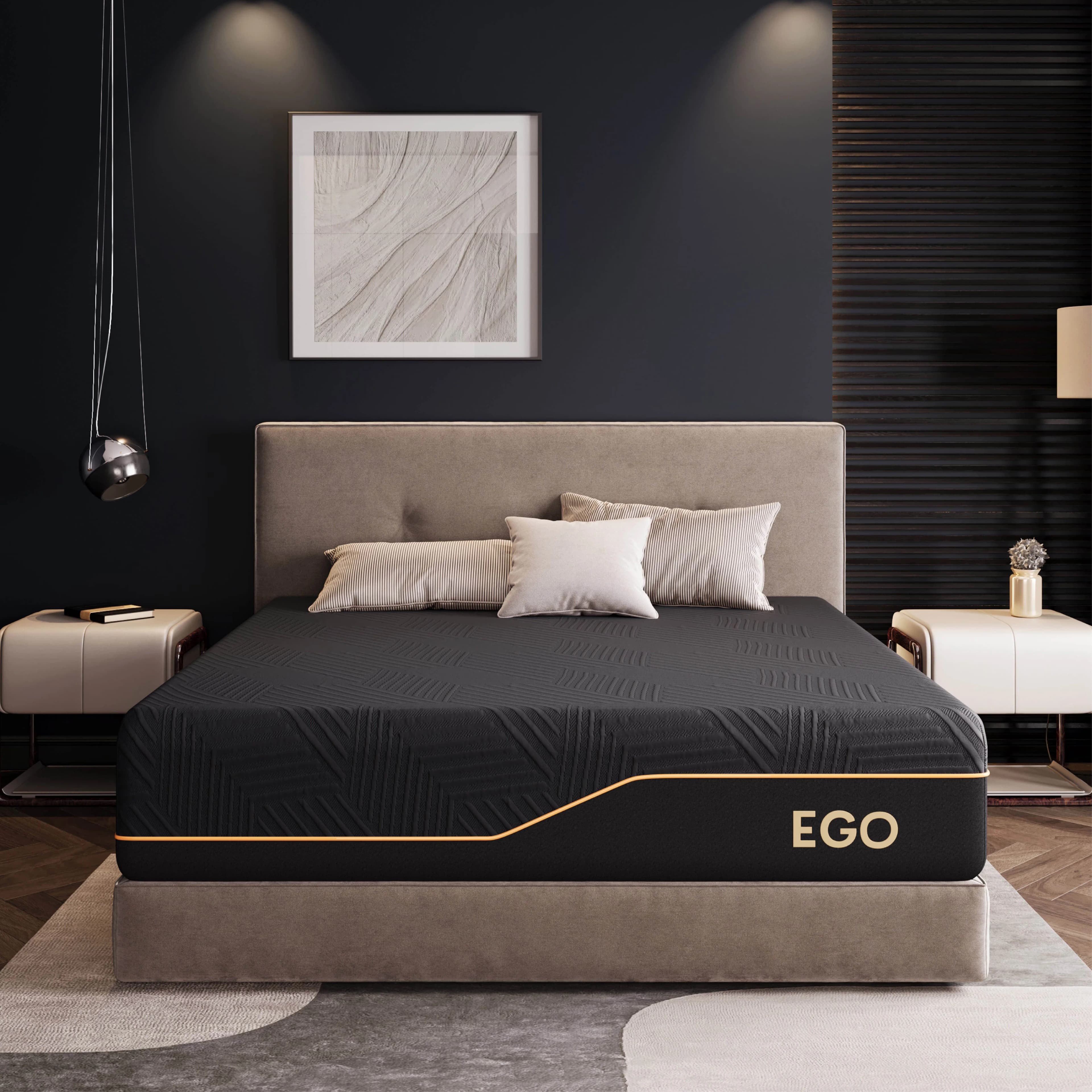 Mattresses Accessory Quality with Low Motion Transfer, Breathable Construction - Memory Foam Black Model 65BB18