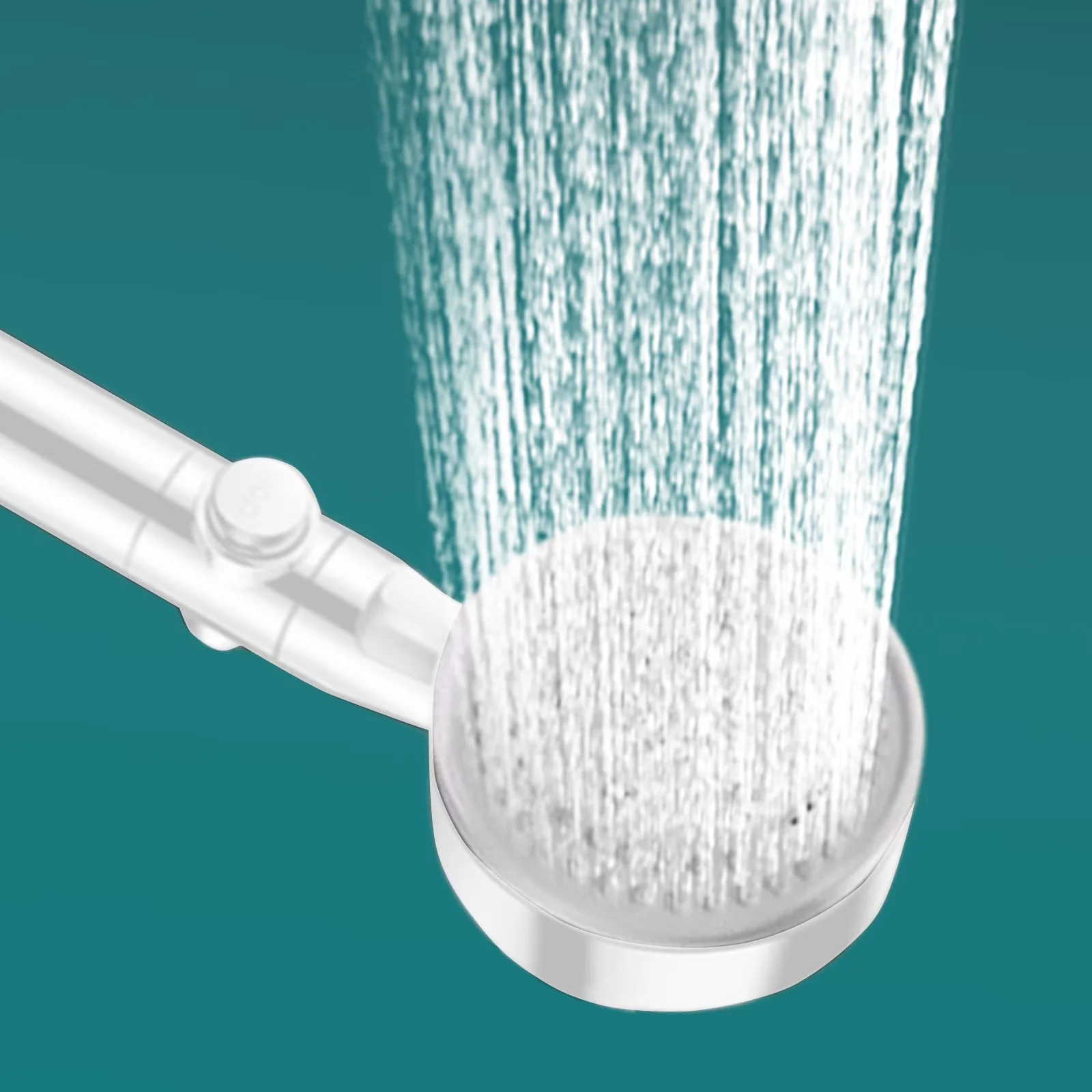 Shower Head Reliable with Handheld, 8 Spray Modes, Clearance 1Pcs Hand held ShowerHead - White Abs Model 5ADF55