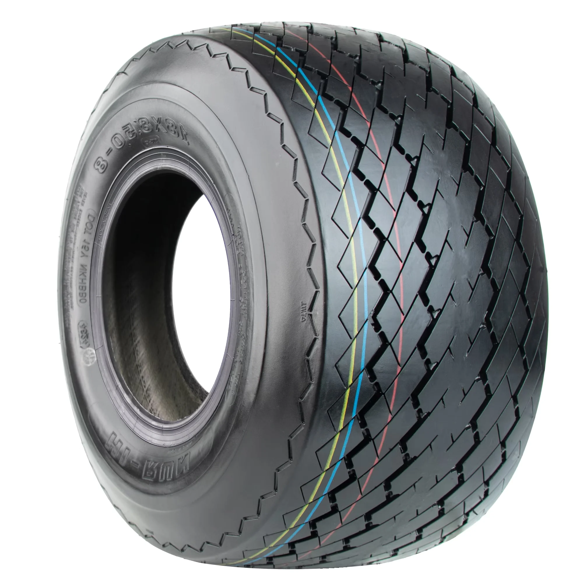 Professional Golf Cart Tire with Fits Multiple Makes And Models, Size: 18X8.50-8 - Model ED1604