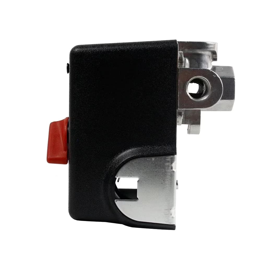 Air Tools Compressor Sleek with Strain Relief Left: None, Manifold Type: 1/4" 4-Port Square NPT, Pressure Settings: 160/200 PSI - Model 361C21