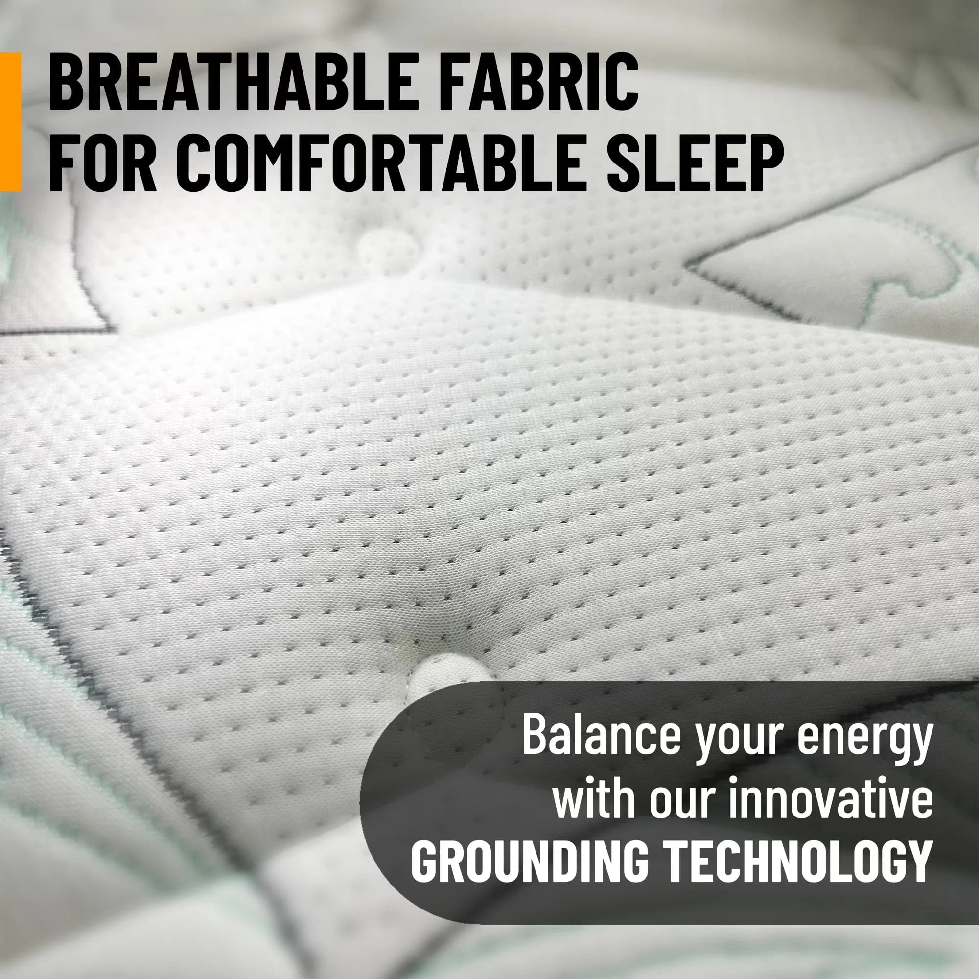 Premium Mattresses Accessory with Mattress-In-A-Box, Breathable Construction, Stain Resistant - Foam Model 8FF42A