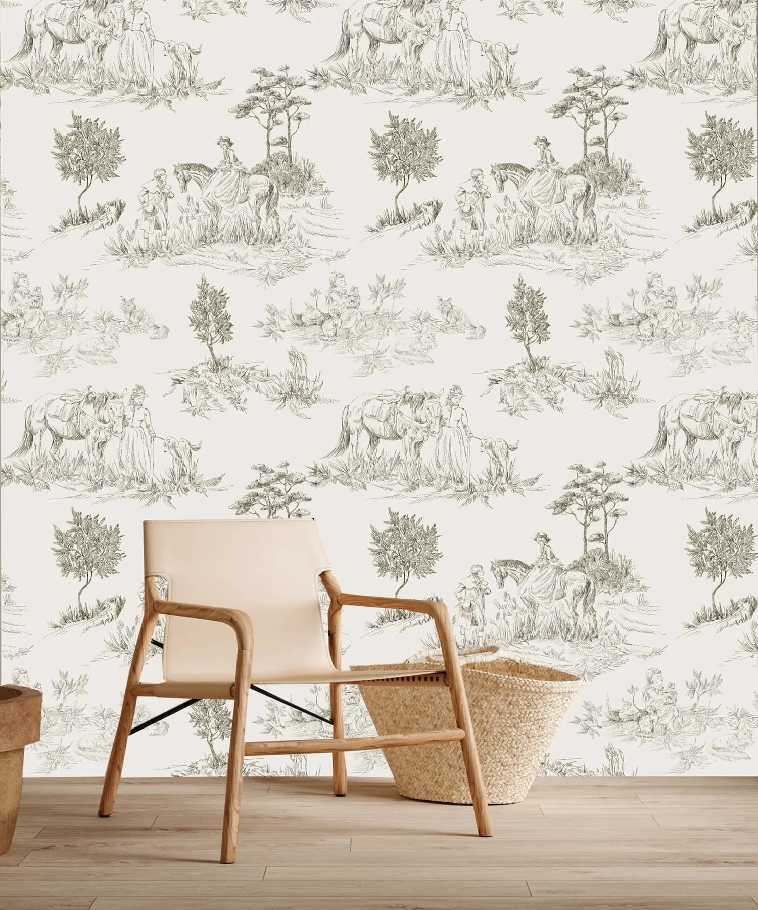 Quality Wallpaper with Removable, Removable Wallpaper, Peel and Stick Floral Wallpaper - Self Adhesive Vinyl Beige Model 39CC75