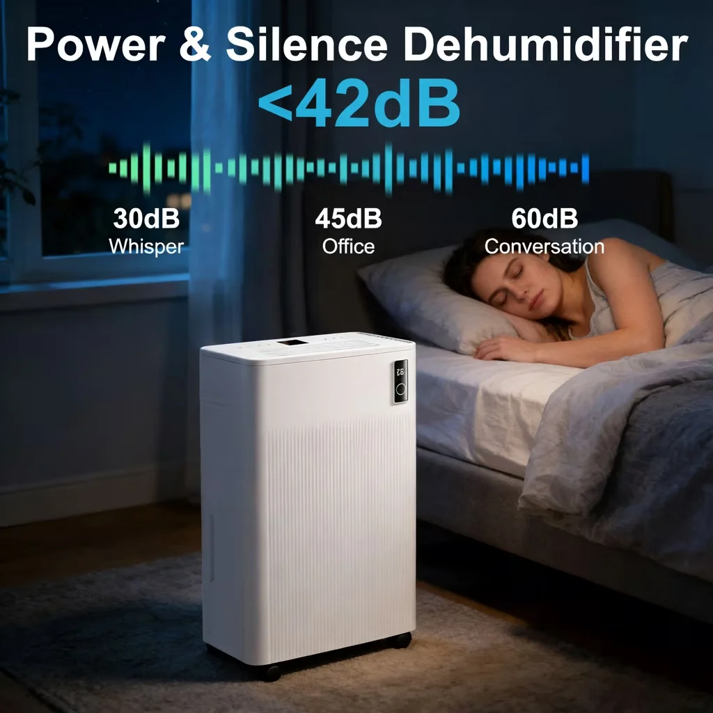 Sleek Dehumidifier with Variable Speed, Bucket Full Indicator, Adjustable Humidistat - White for Home Model C59996