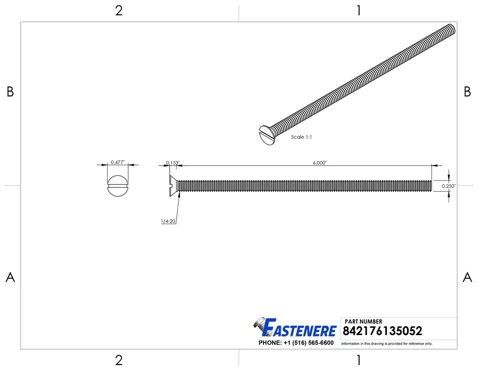 Compact Fastener - 4-20 - Industrial Grade Model 2CDA9E