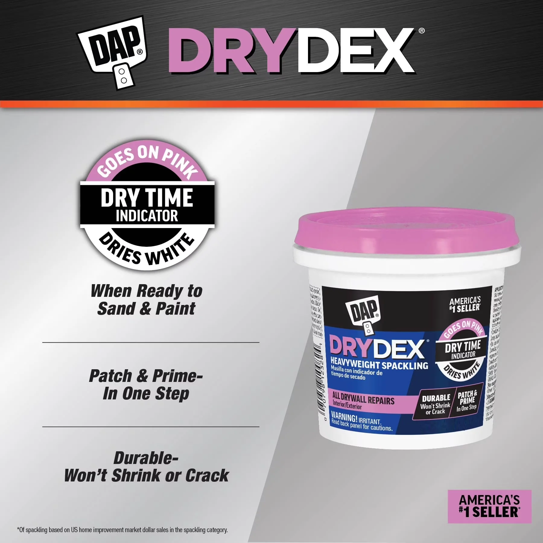Building Material Essential with Paintable - White Latex DryDex for Home and Office Model 24B814
