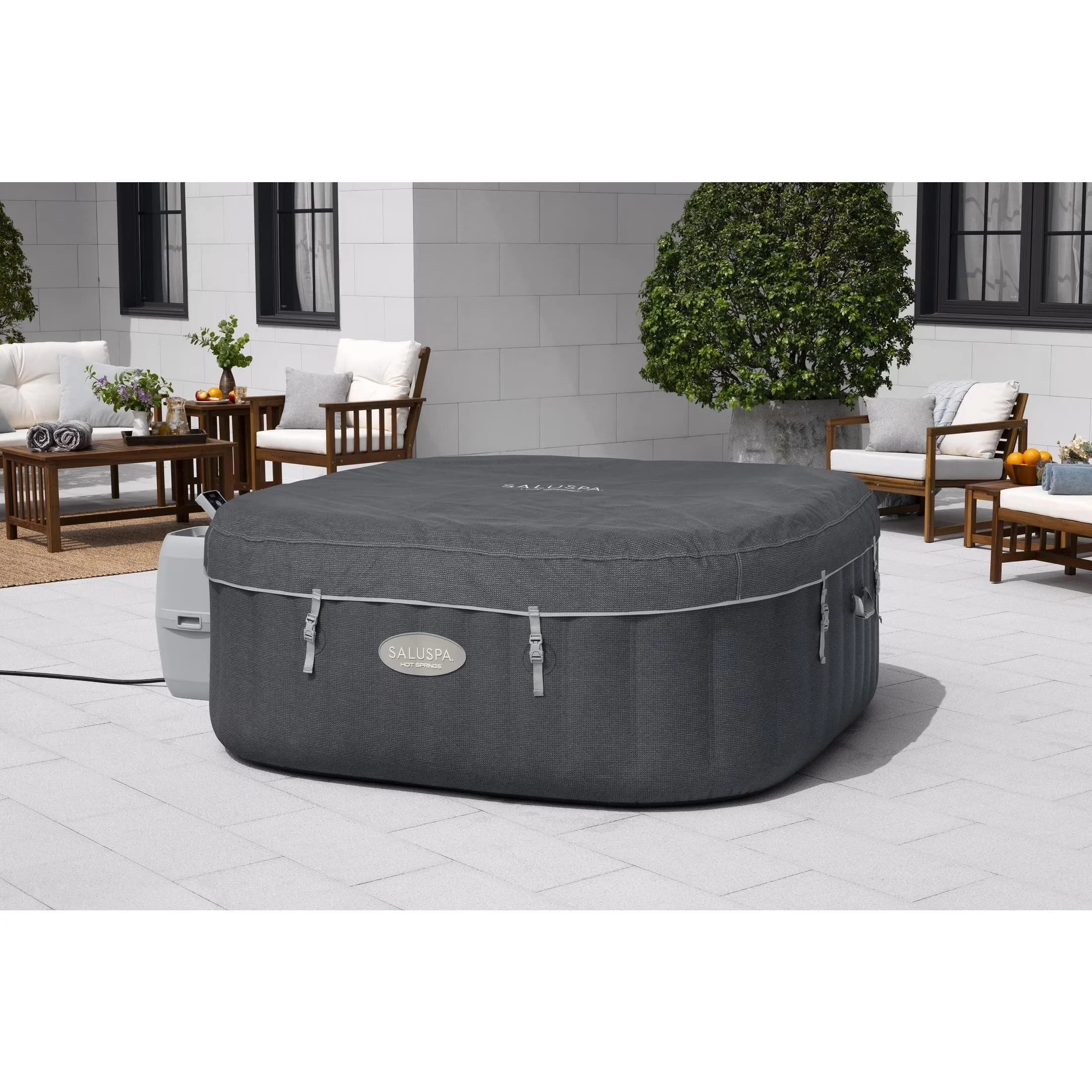 Quality Hot Tub with Energy Efficient, App-Control - 4-6 - Ergonomic Design Model 0D68F9