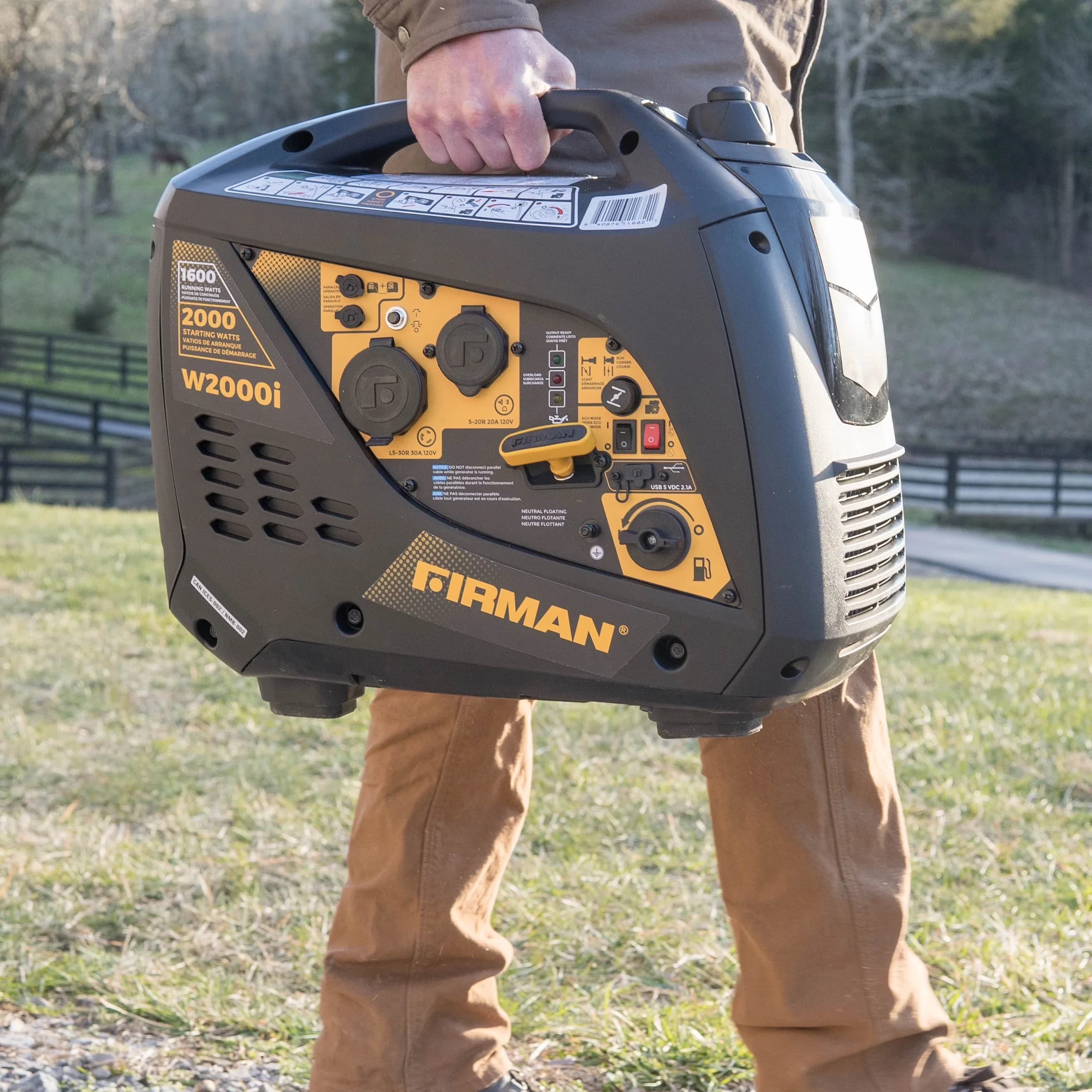 Essential Generator with 2000W, Low Oil Shutdown, 2000 Watt Inverter - W01682 Model 9A1784