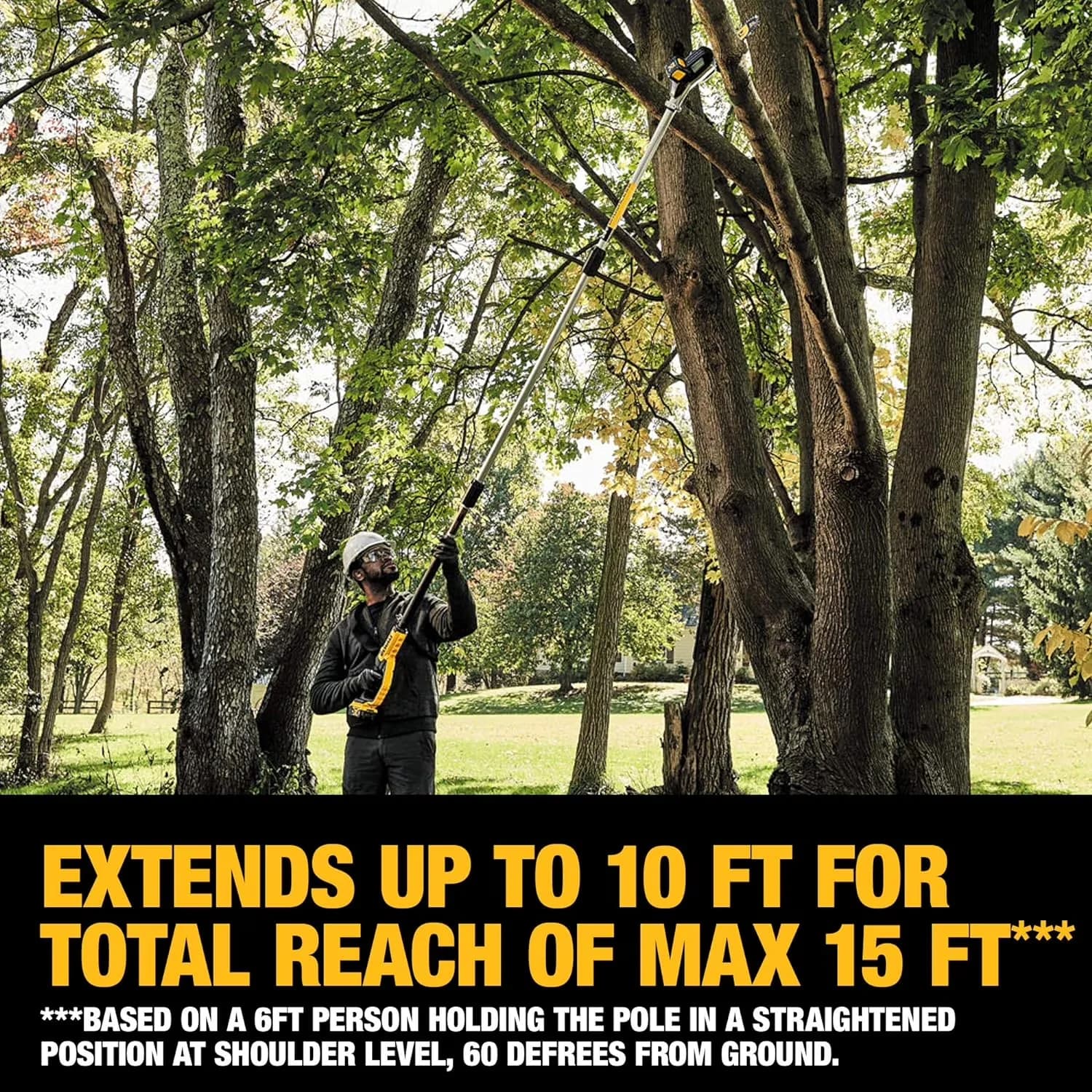 Innovative Pole Saw with Battery, 20V, 20V (Bare) - Easy to Use Model 874E21