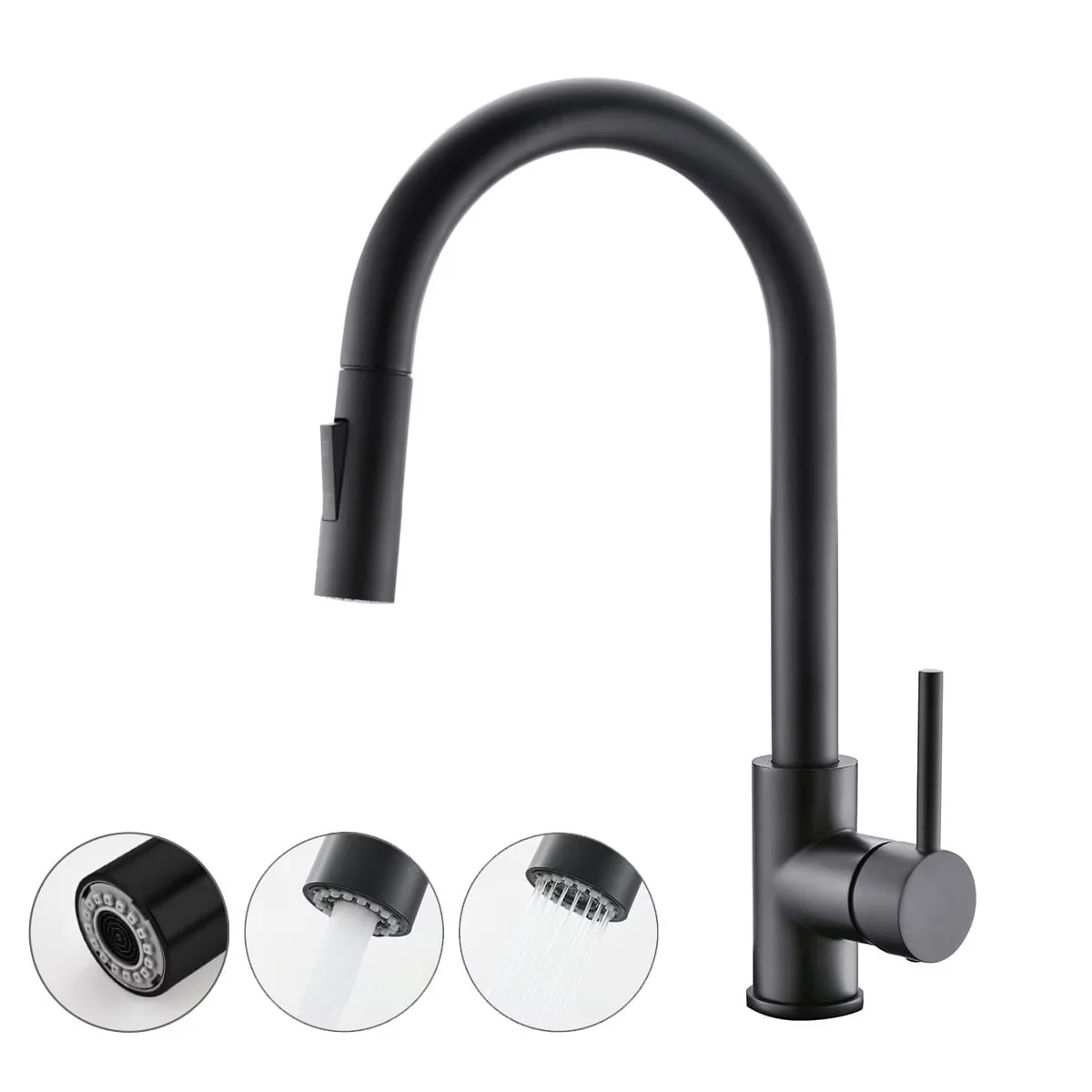 Kitchen Renovation Efficient with Easy Installation, Without Deck Plate, Fit - Stainless Steel Matte Black for Kitchen Model BABC1D