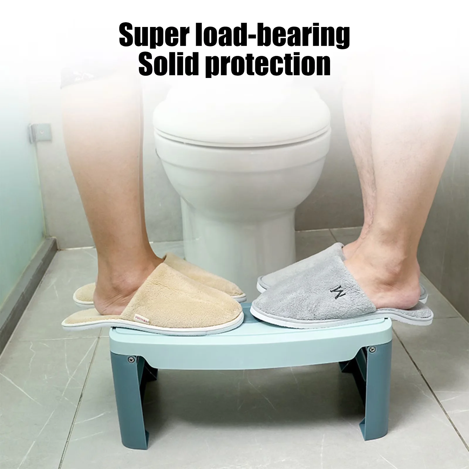 Efficient Ladders And Step Stool with Foldable, Toilet - Toilet Stool; Stool For Toilet; Potty Squatty Stool For Adults; Poop Stool... Model A204AD