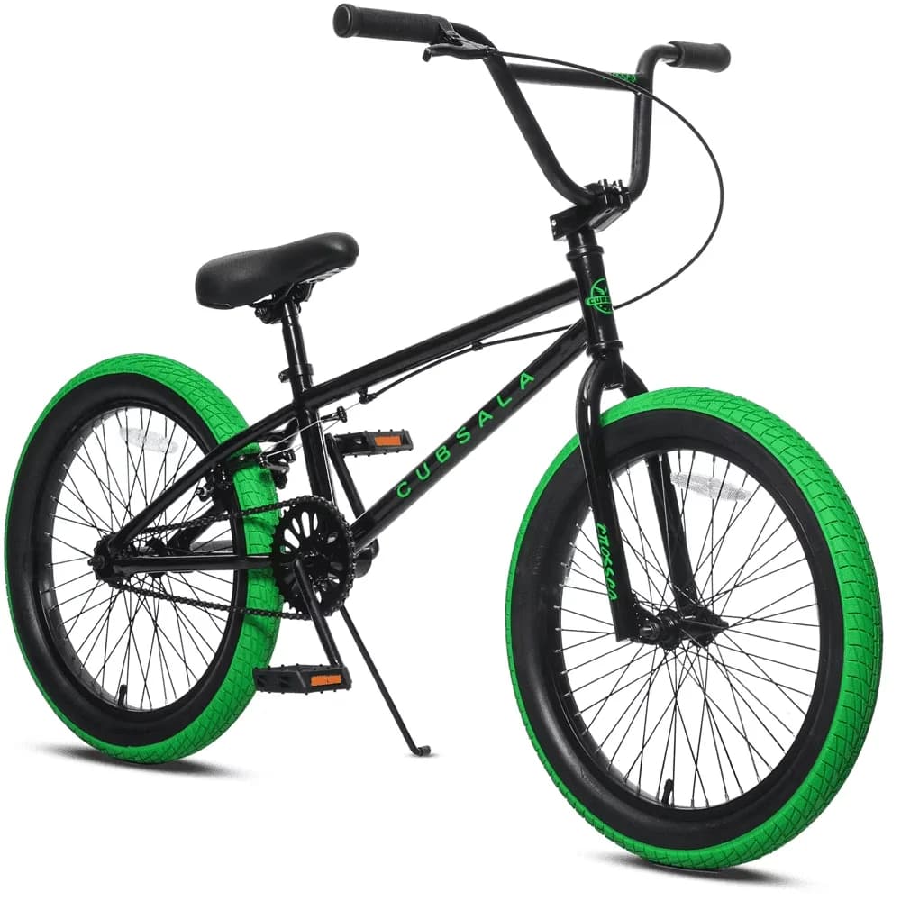 Classic Kids Bike with Adjustable Handlebar Height, Adjustable Seat Height, 20 in Freestyle BMX - Black Model C56A61