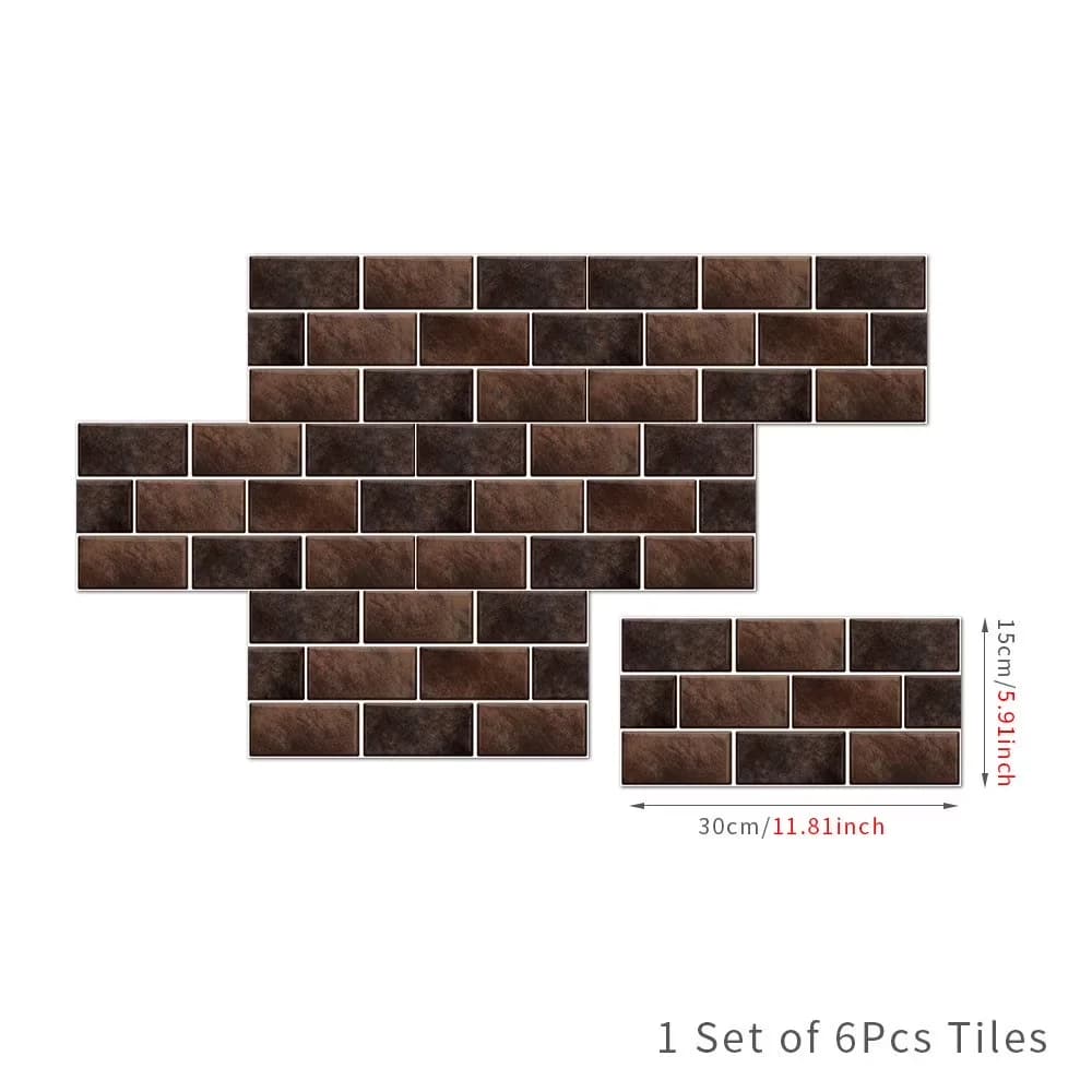 Wallpaper Wall Decals Wall Covering Sleek with Stain Resistant - Brown Vinyl Model FB3E88