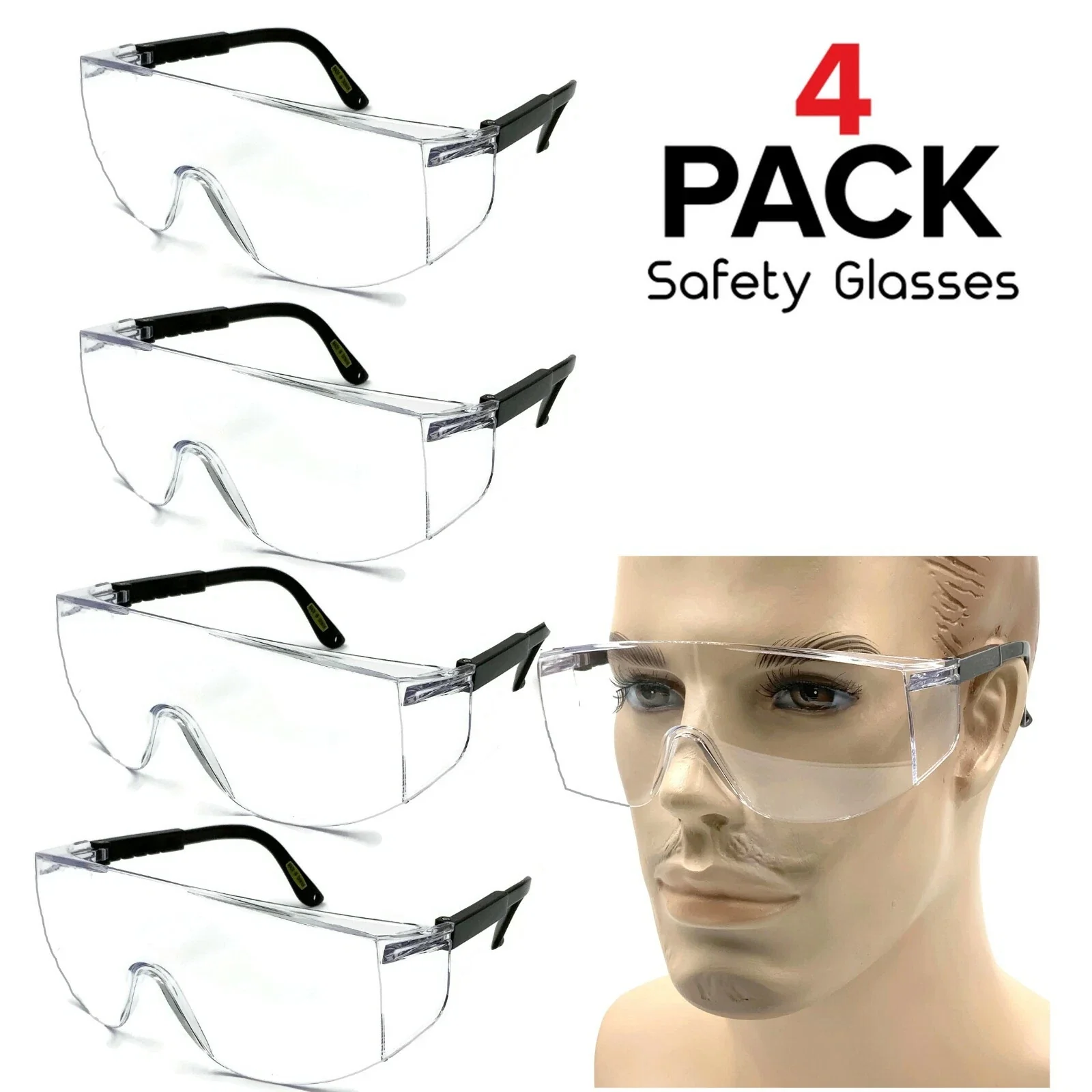Essential Protective Equipment - 4 Pcs - Sleek Profile Model 391DFD