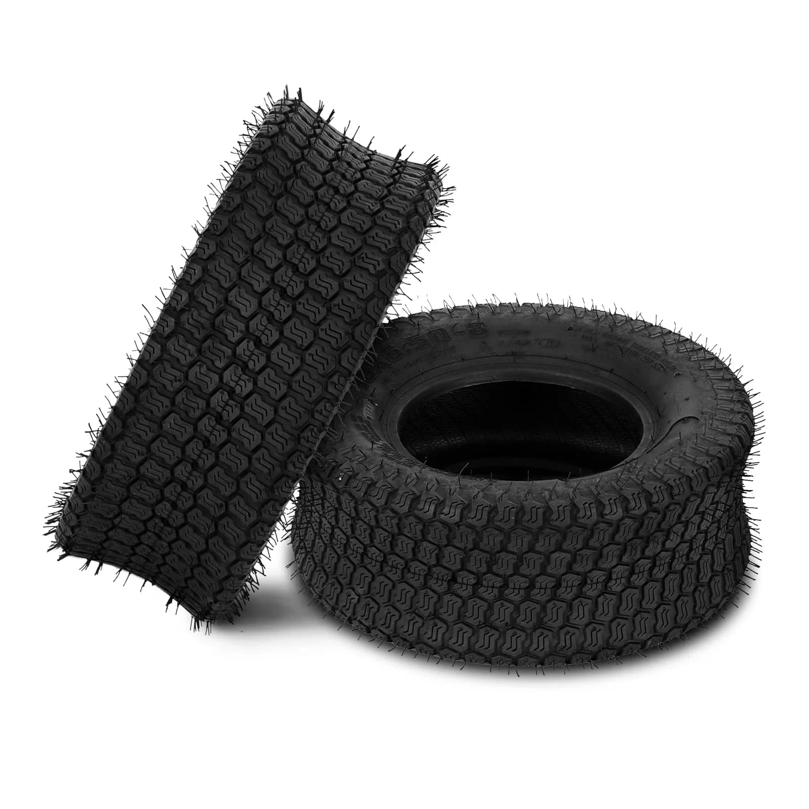 Lawn Mower Tire Professional with Replacement, Smooth, 2PR Load Range B Replacement Tires for Garden - Model FC0C0D