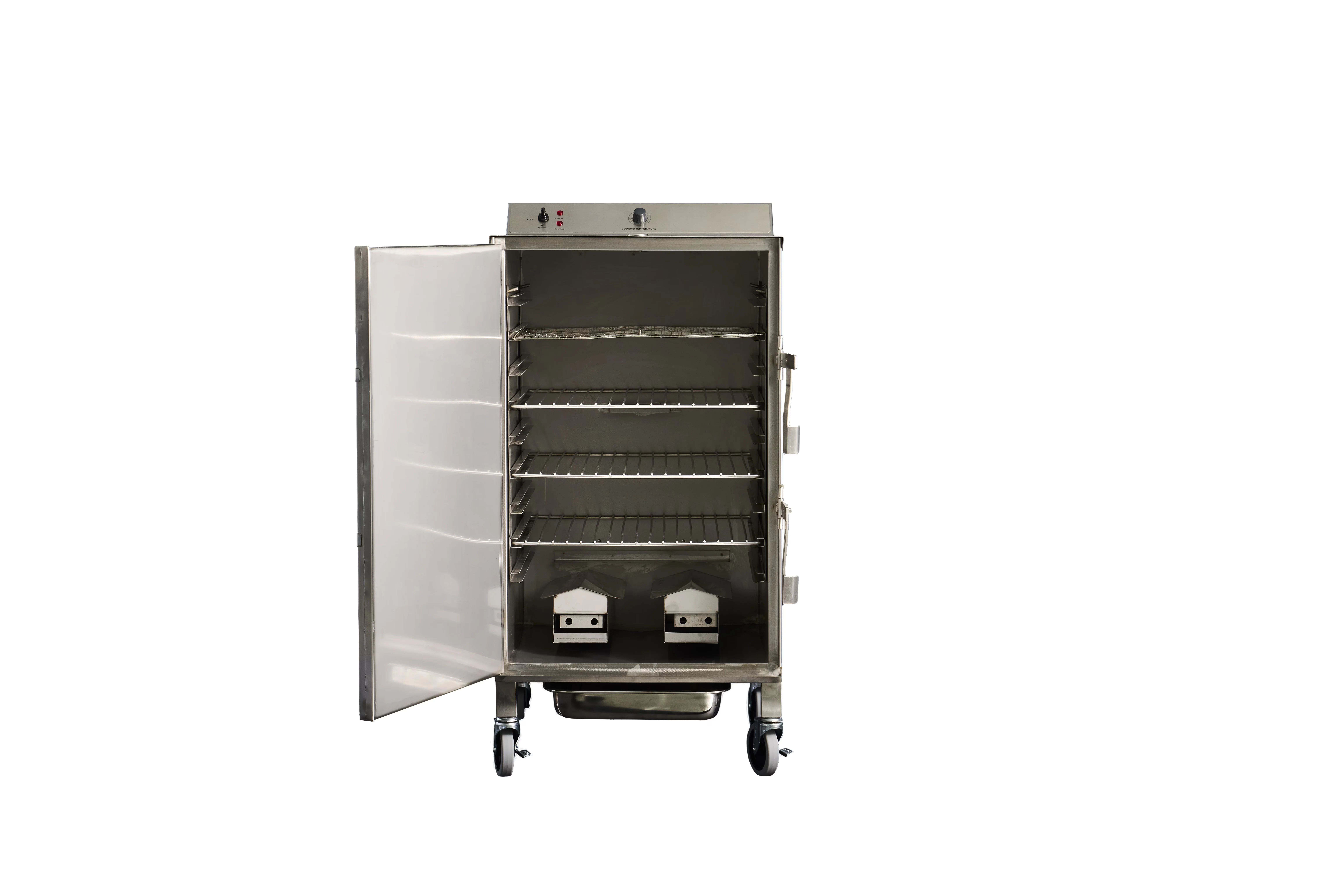 Reliable Smoker with Cold Smoker, Large Capacity Stainless Steel - Stainless Steel Stainless Steel Model F66156