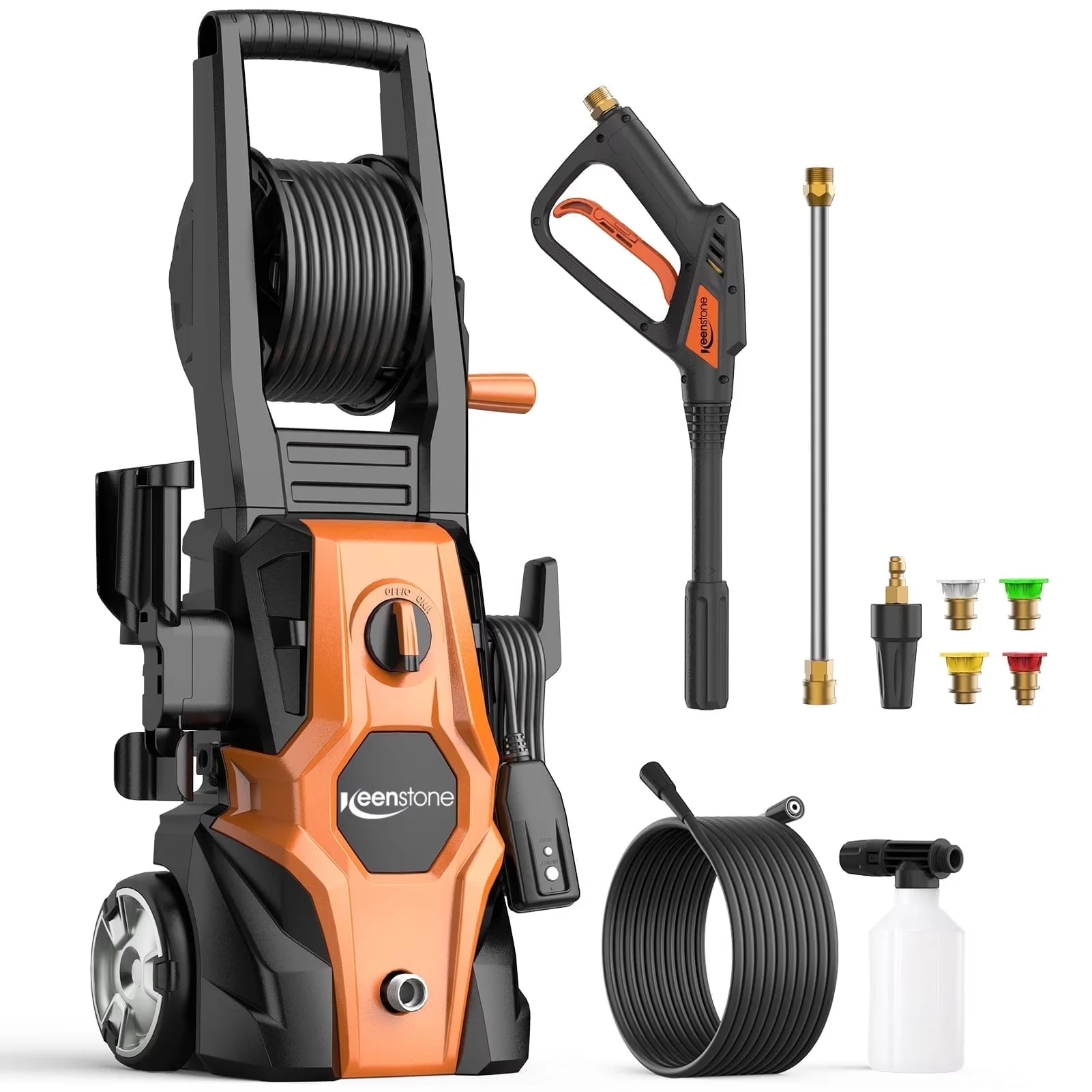 Reliable Pressure Washer with Quick Connect Tips, Electric Pressure Washer - Model A7B0C1