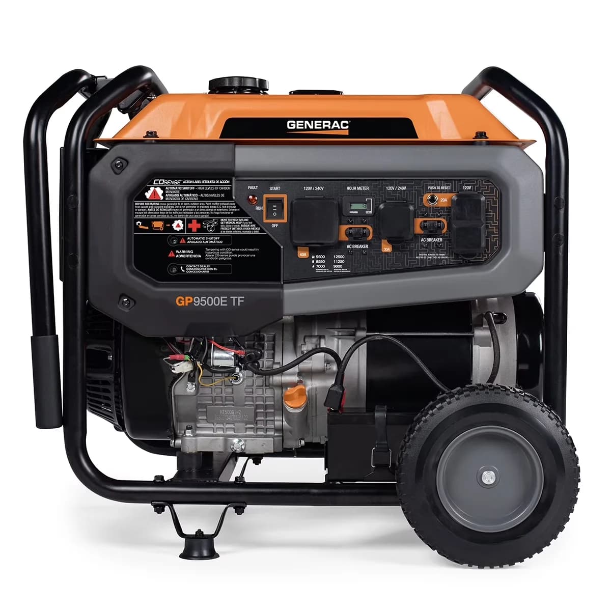 Compact Generator with 9500W, Automatic Voltage Regulation, Auto-Idle Control - Model F3CE45