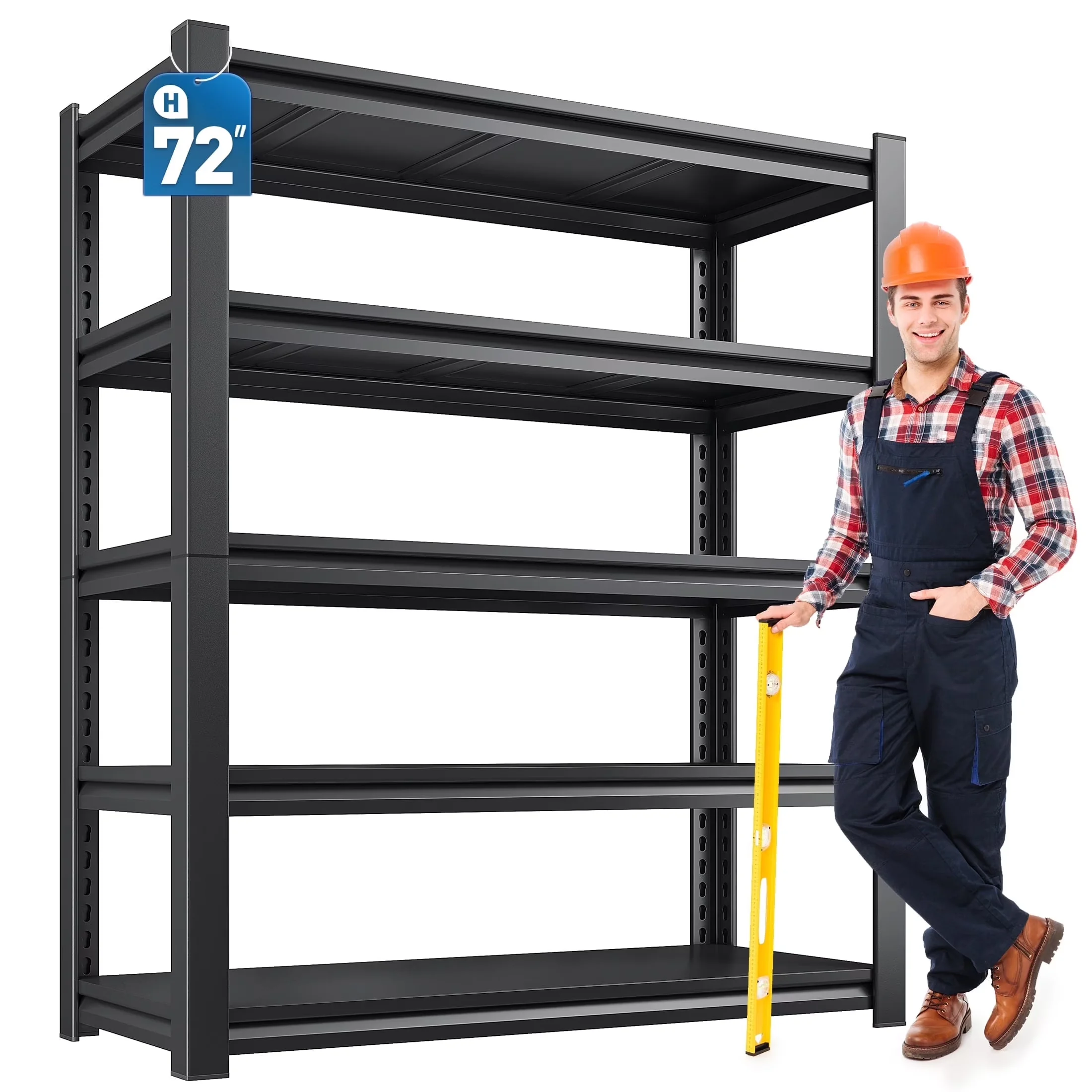 Professional Garage Storage Supply with Adjustable - Black Shelving - Professional Series Model F51600