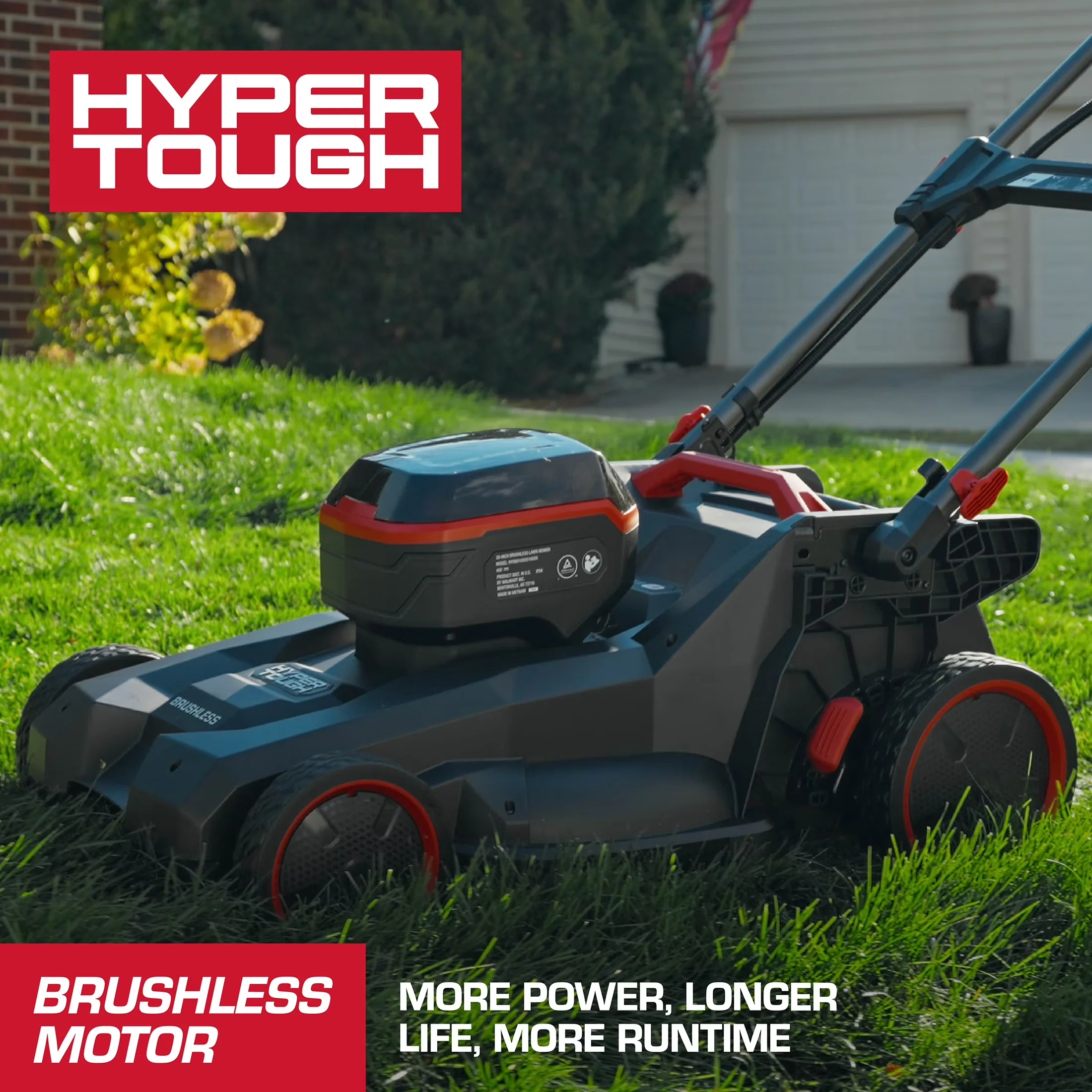 Professional Push Mower with Battery, 20V, 20V 20-inch Cordless Lawn for General Purpose - Model 7B213C