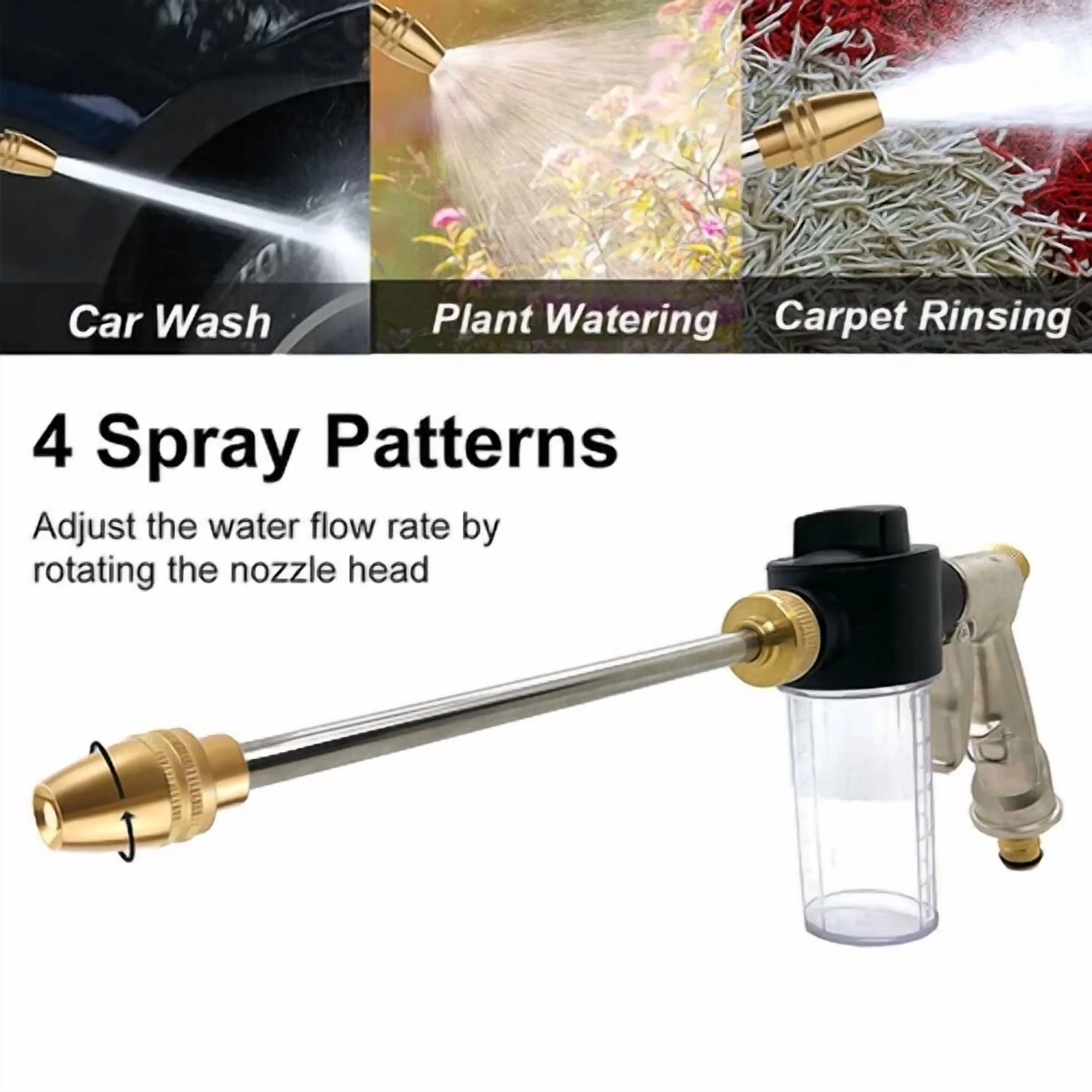 Innovative Replacement Parts Accessory with Adjustable Wand, Useful for both indoor and outdoor use. - Model 9823A4